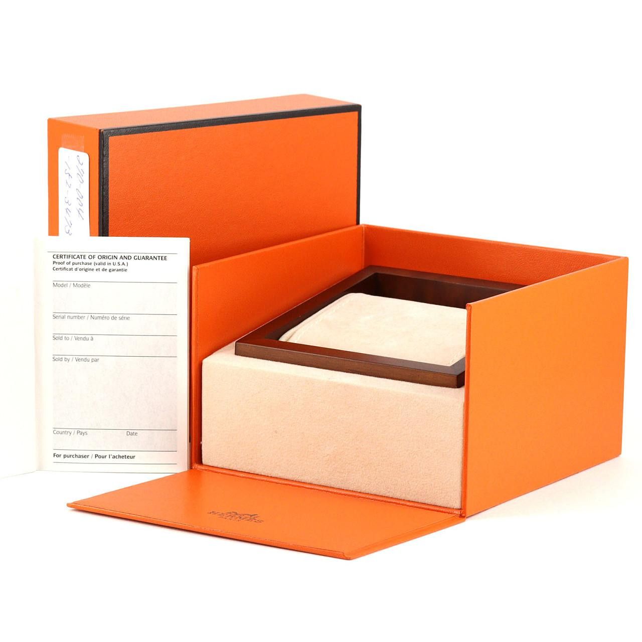 Hermes Hermes Hermes Clipper Stainless Steel Quartz Metal Quartz CL4.210 DUTY FREE for USA Size ONE SIZE - 9 Thumbnail