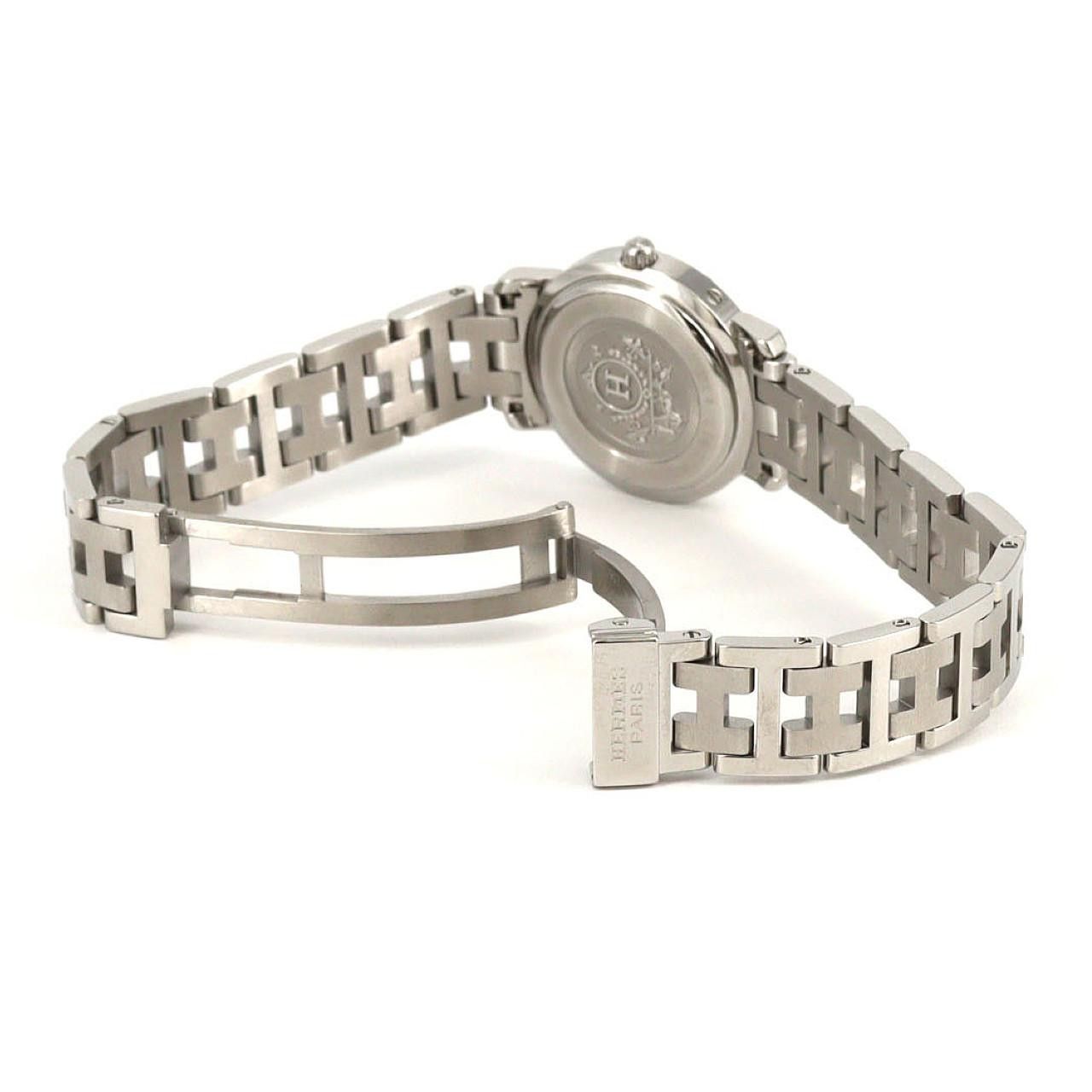 Hermes Hermes Hermes Clipper Stainless Steel Quartz Metal Quartz CL4.210 DUTY FREE for USA Size ONE SIZE - 8 Thumbnail