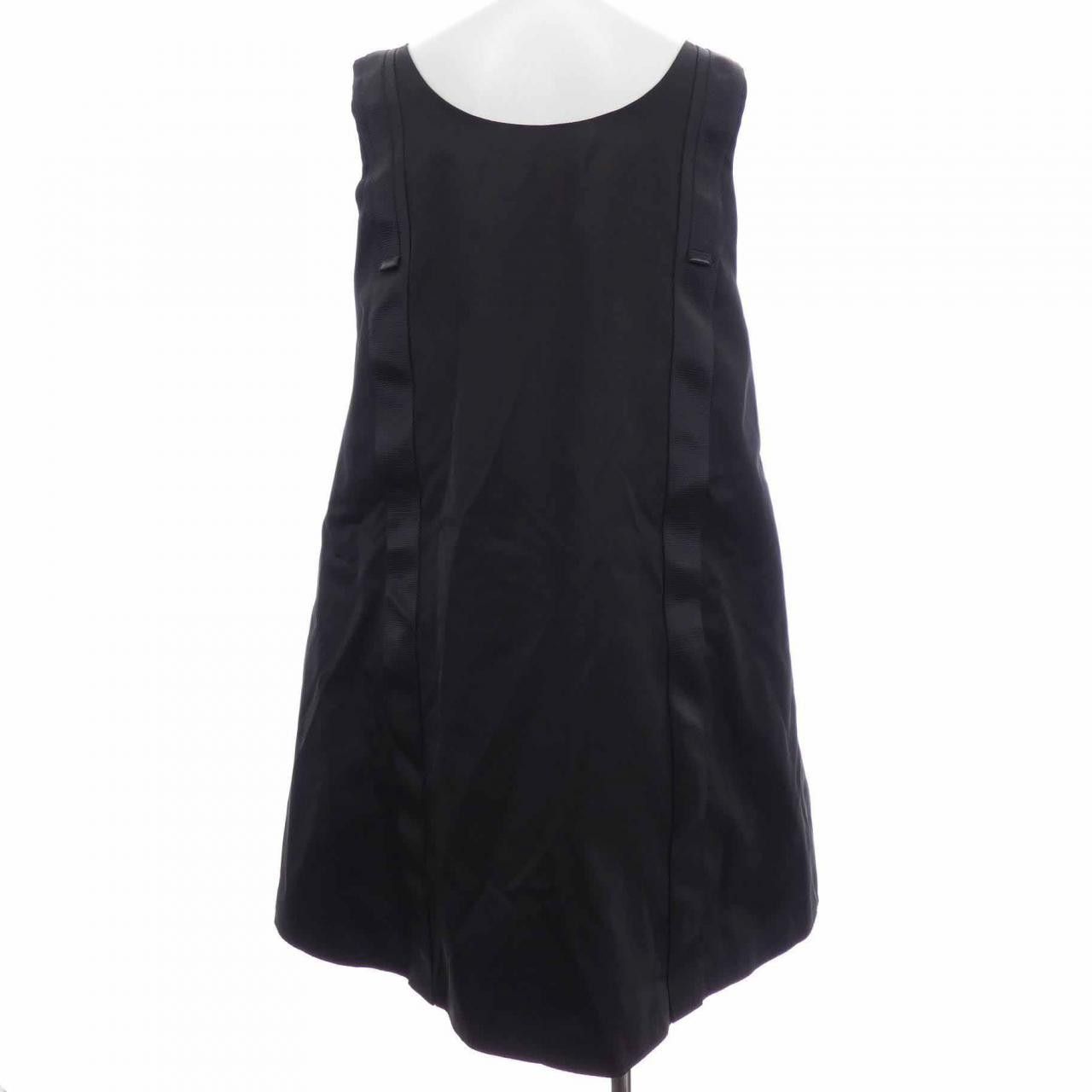 Prada Prada Prada Triangle Logo Re-Nylon Sleeveless Dress Textile Dresses 230637S2021YFL DUTY FREE for USA Size ONE SIZE - 2 Thumbnail
