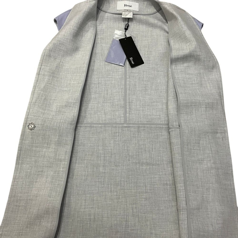Other Other Rene Double Face Long Gilet Textile Outerwear DUTY FREE for USA Size ONE SIZE - 3 Thumbnail