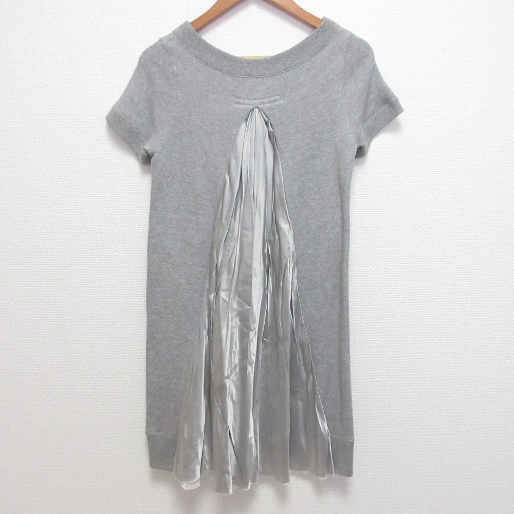 Sacai Sacai Sacai Short Sleeve Sweat Mini Dress Textile Dresses 13-01935 DUTY FREE for USA Size ONE SIZE - 2 Thumbnail