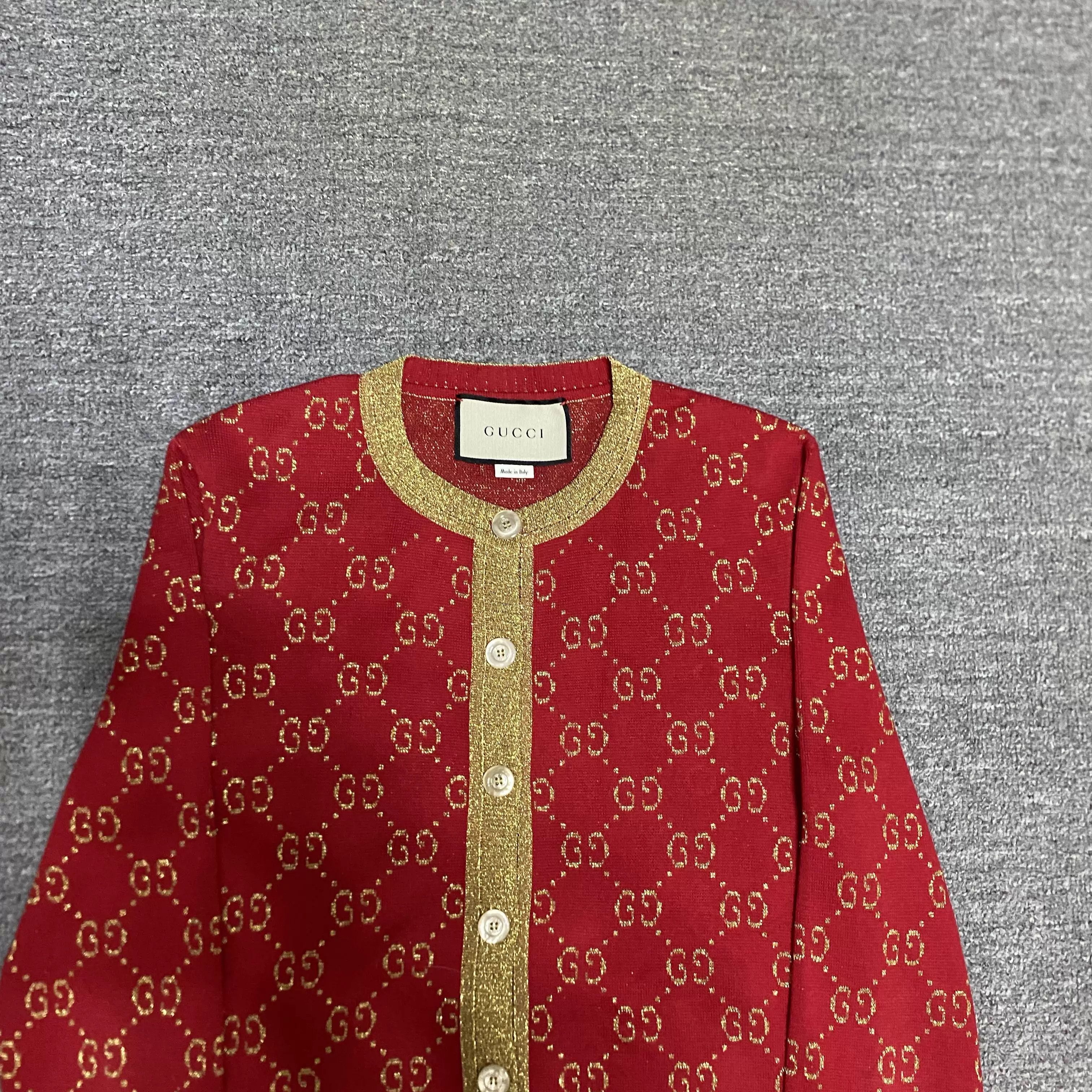 Gucci Gucci All-Over Logo Cardigan Sweater Size XS / US 0-2 / IT 36-38 - 3 Thumbnail