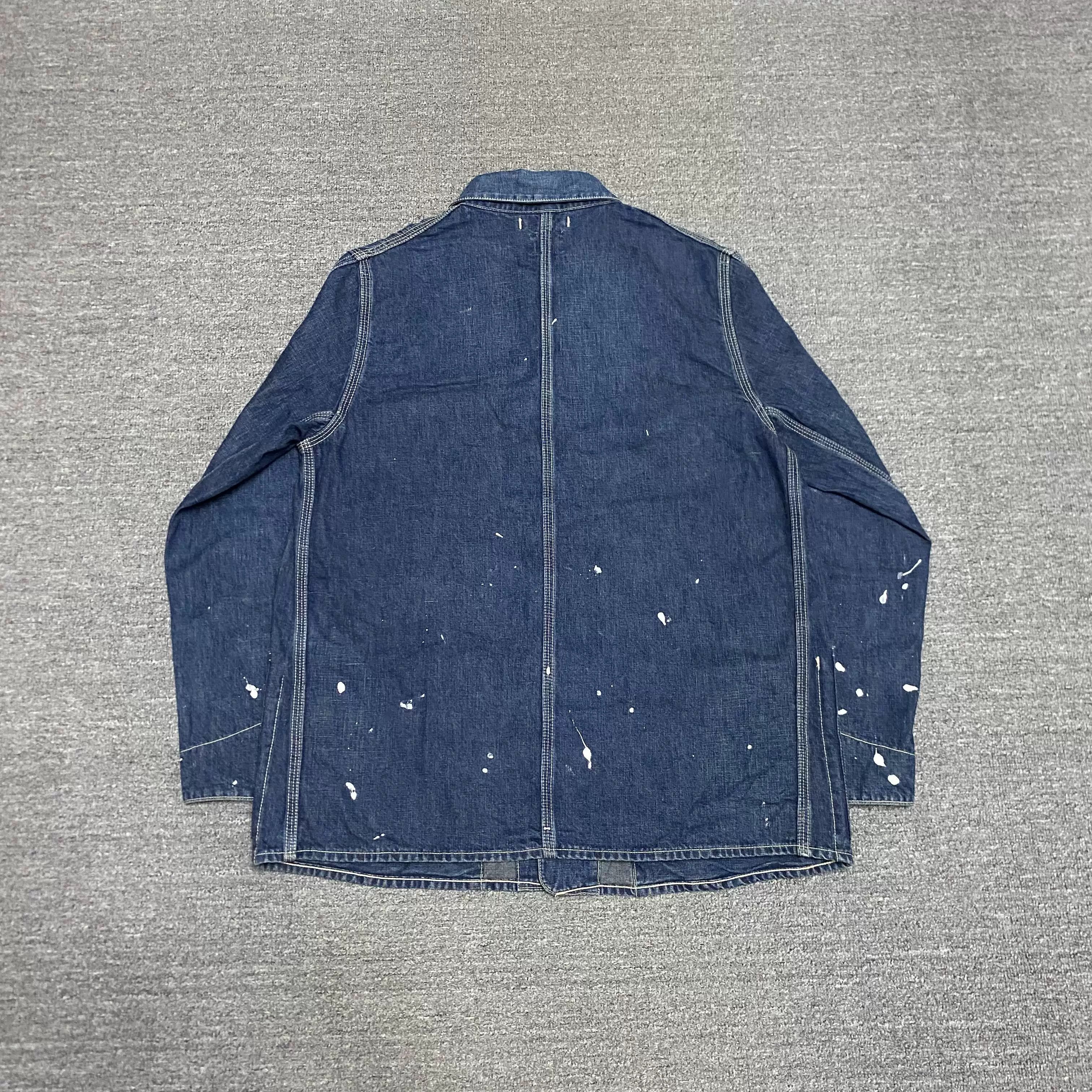 Wtaps WTAPS 15AW RAILWAY Splatter Denim Jacket Size US S / EU 44-46 / 1 - 2 Thumbnail