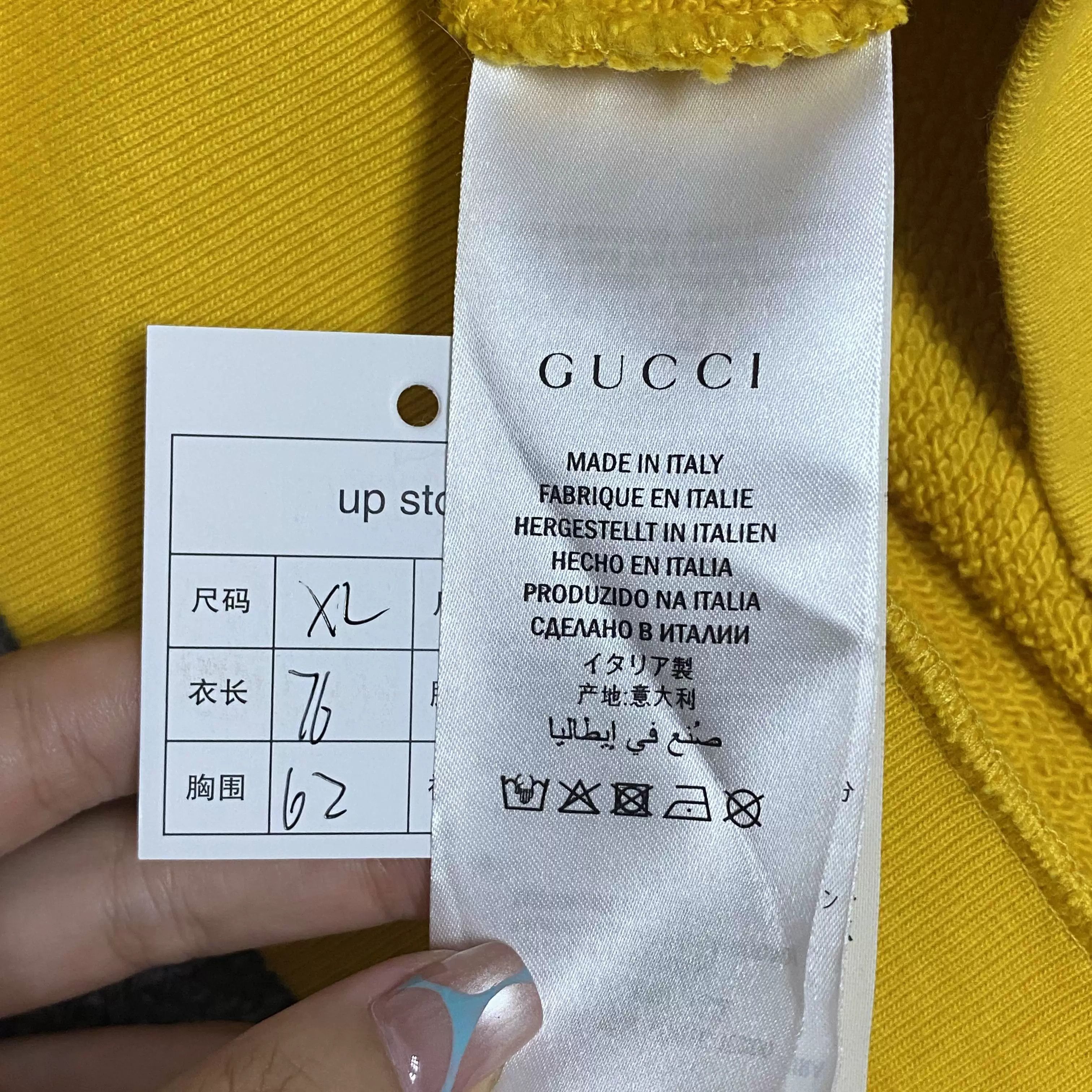 Gucci GUCCI Graffiti Belt Logo Sweatshirt Size US XL / EU 56 / 4 - 4 Thumbnail