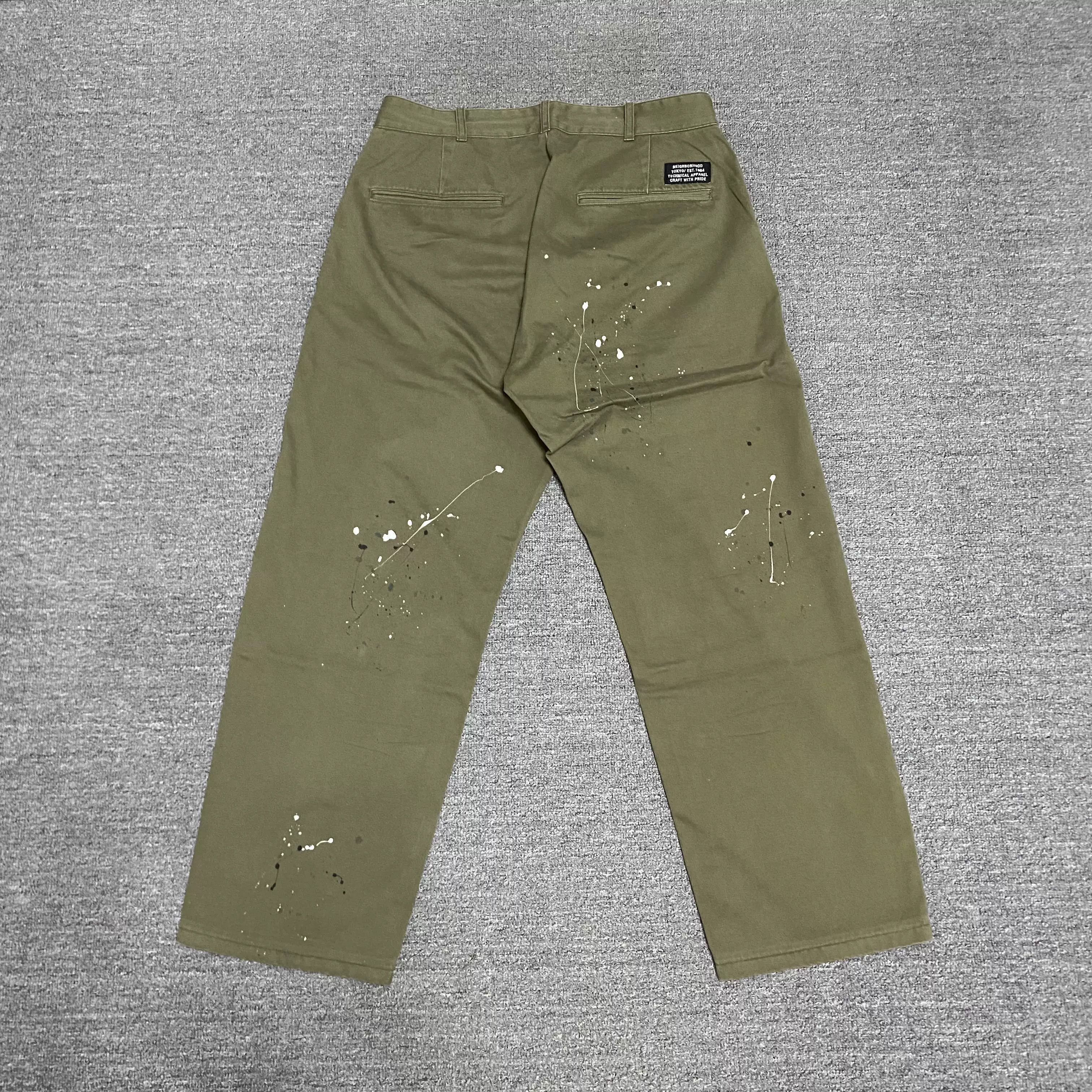 Neighborhood NEIGHBORHOOD 22AW Washed Splatter Casual Pants Size US 30 / EU 46 - 2 Thumbnail