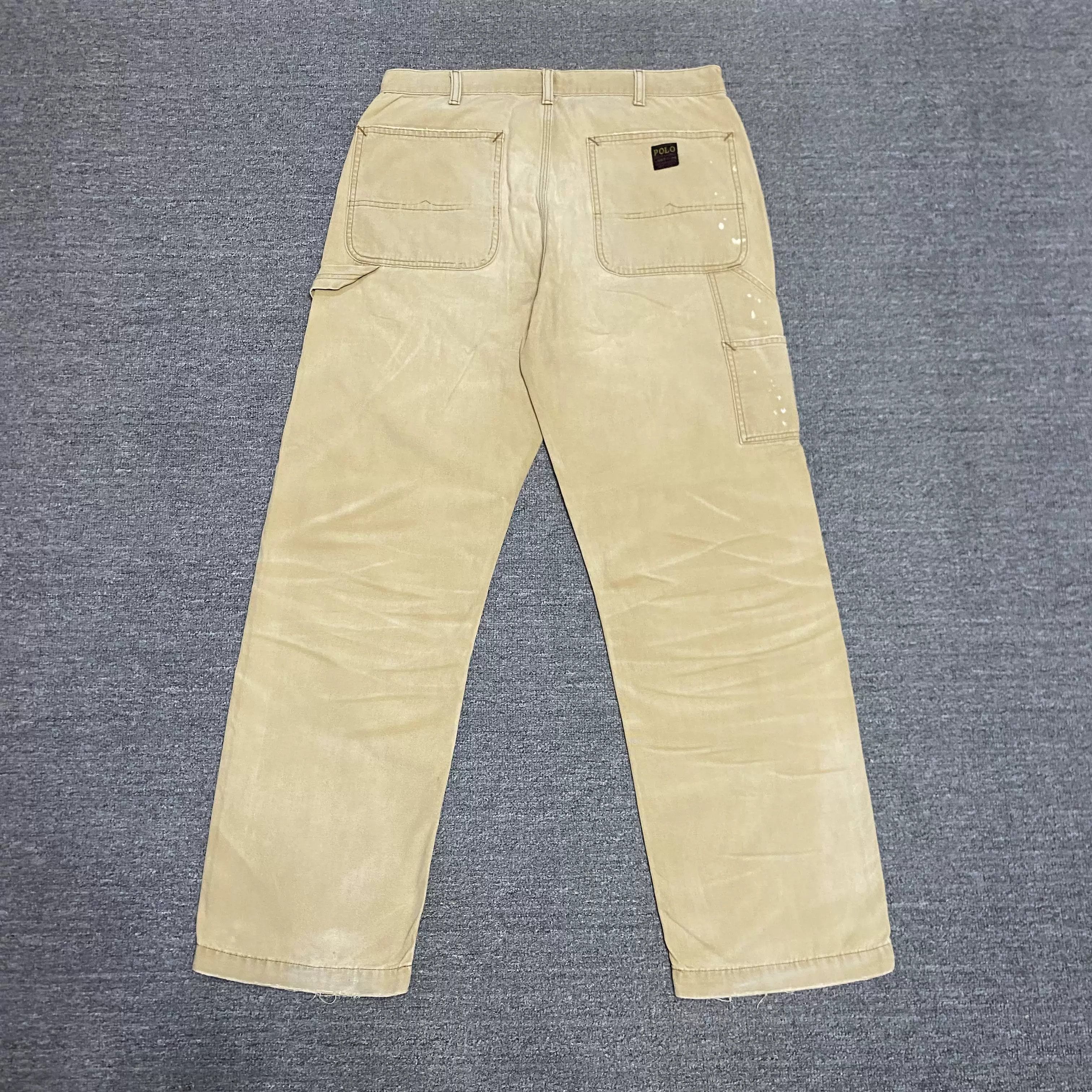 Ralph Lauren RALPH LAUREN Loose Distressed Logger Pants Size US 32 / EU 48 - 3 Thumbnail