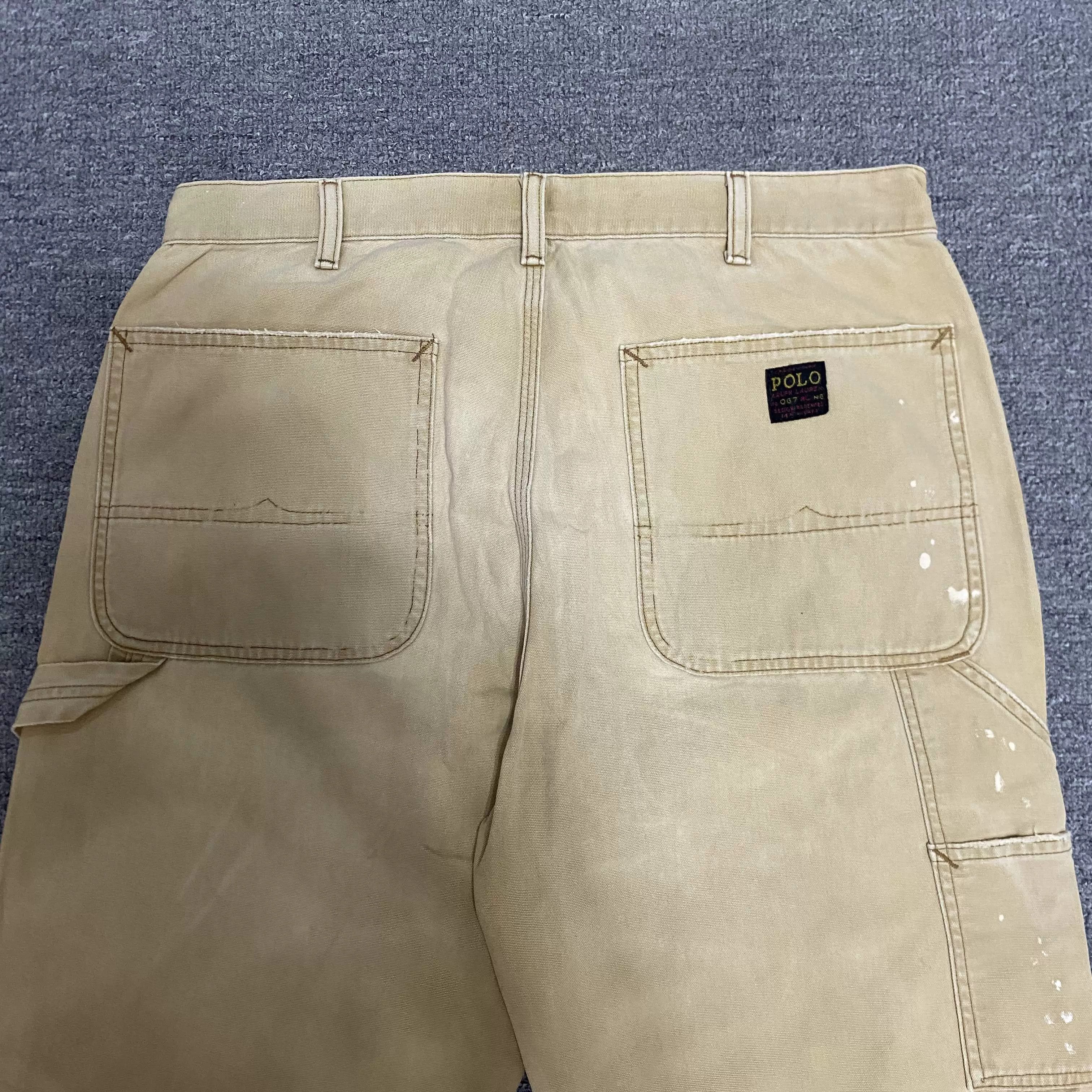 Ralph Lauren RALPH LAUREN Loose Distressed Logger Pants Size US 32 / EU 48 - 4 Thumbnail