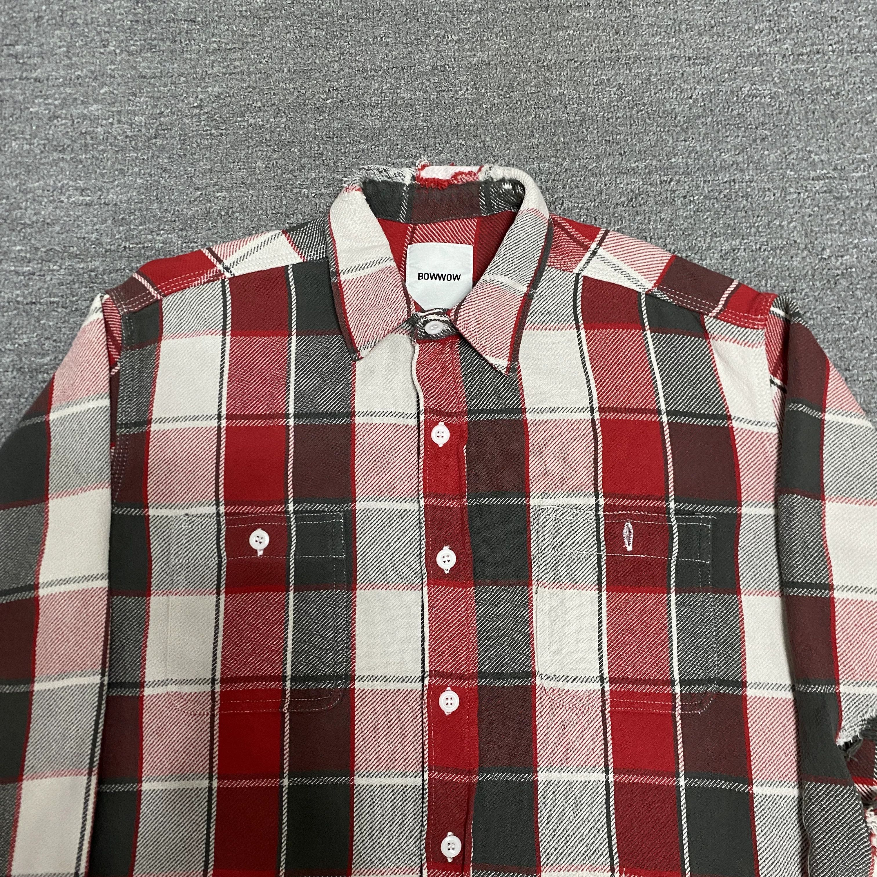 Bow3ry BOW WOW 23AW Distressed Shirt Size US M / EU 48-50 / 2 - 4 Thumbnail