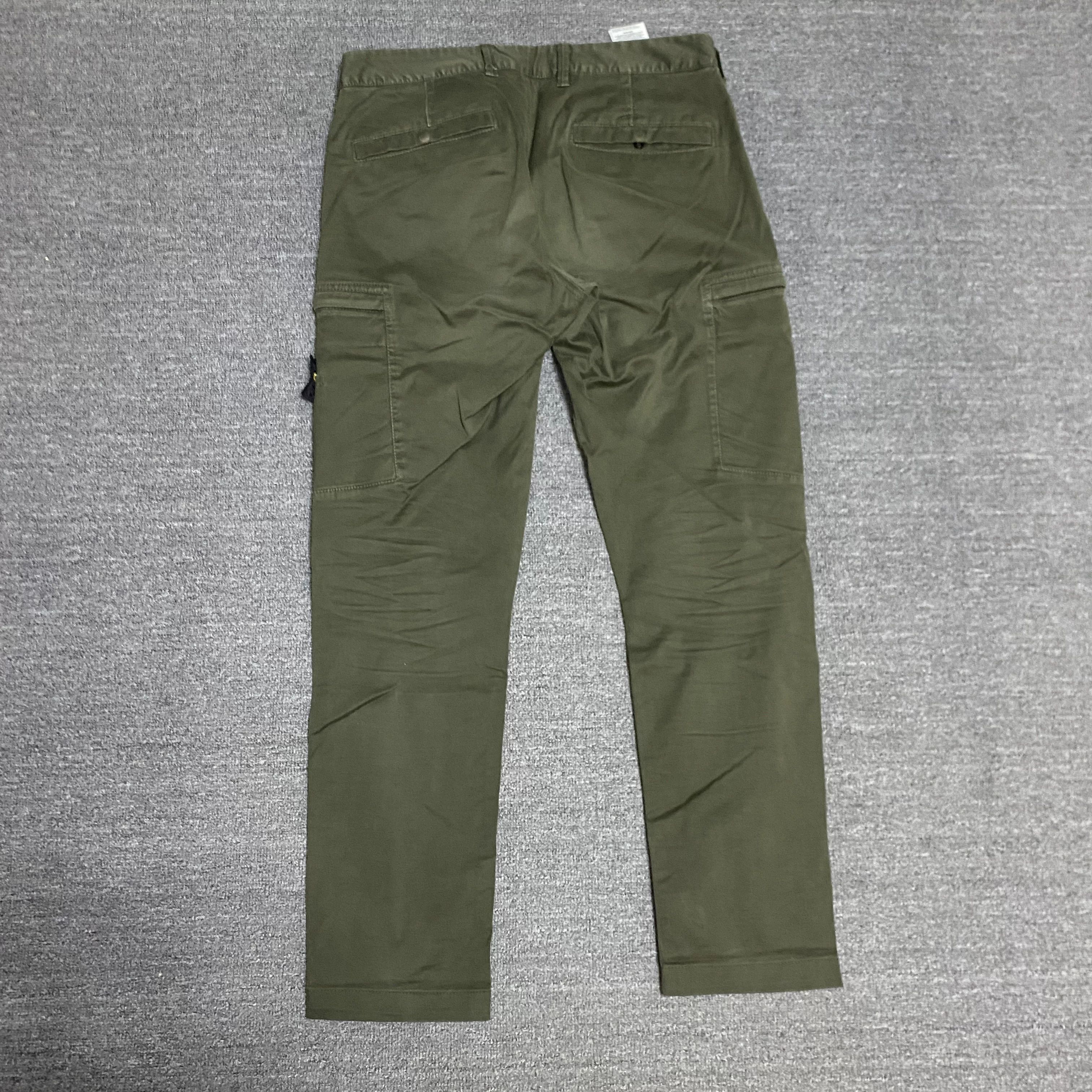 Stone Island Stone Island Cuff Logo Washed Pants Size US 32 / EU 48 - 3 Thumbnail