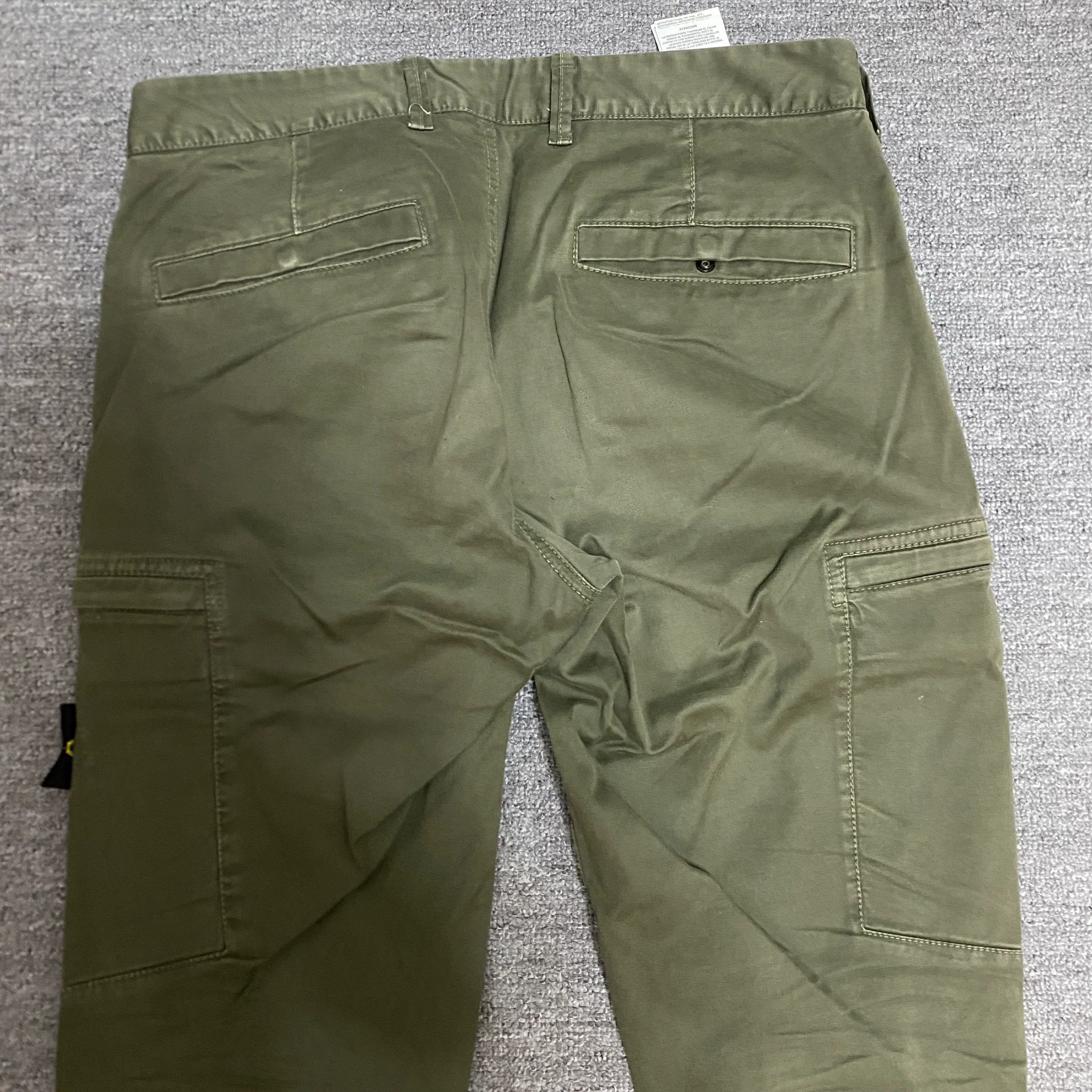 Stone Island Stone Island Cuff Logo Washed Pants Size US 32 / EU 48 - 4 Thumbnail