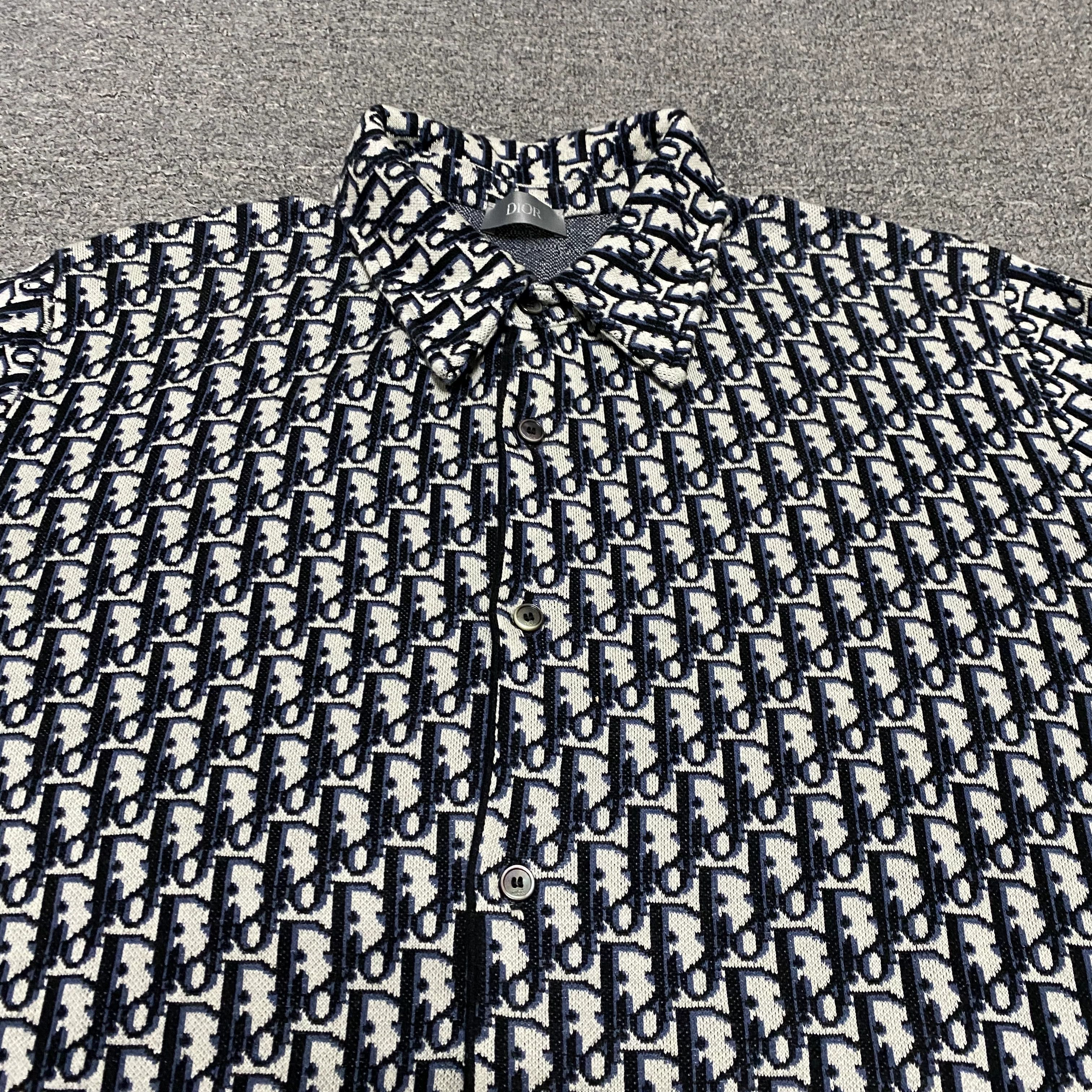Dior Dior Monogram Knitted Jacket Size US M / EU 48-50 / 2 - 5 Thumbnail