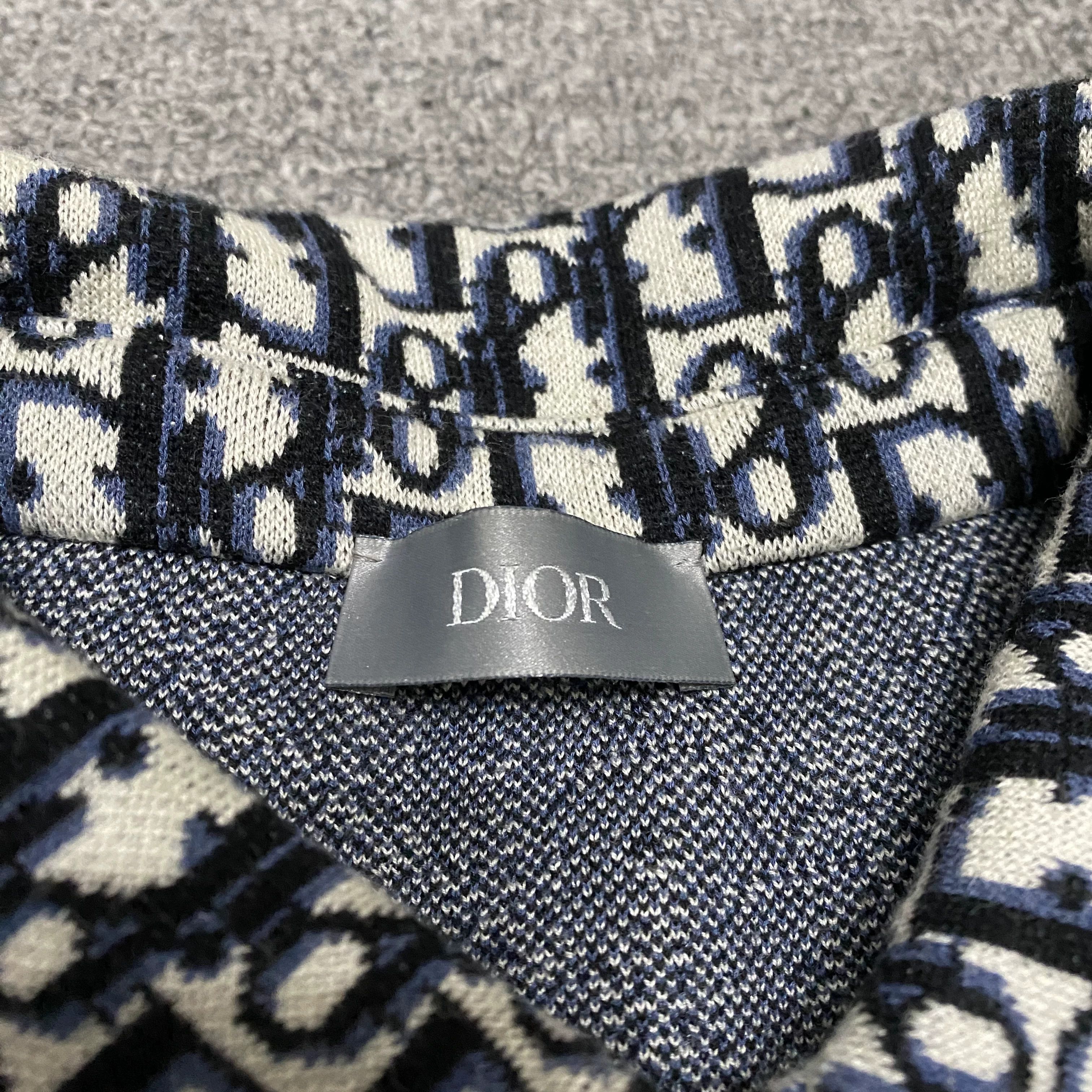 Dior Dior Monogram Knitted Jacket Size US M / EU 48-50 / 2 - 6 Thumbnail