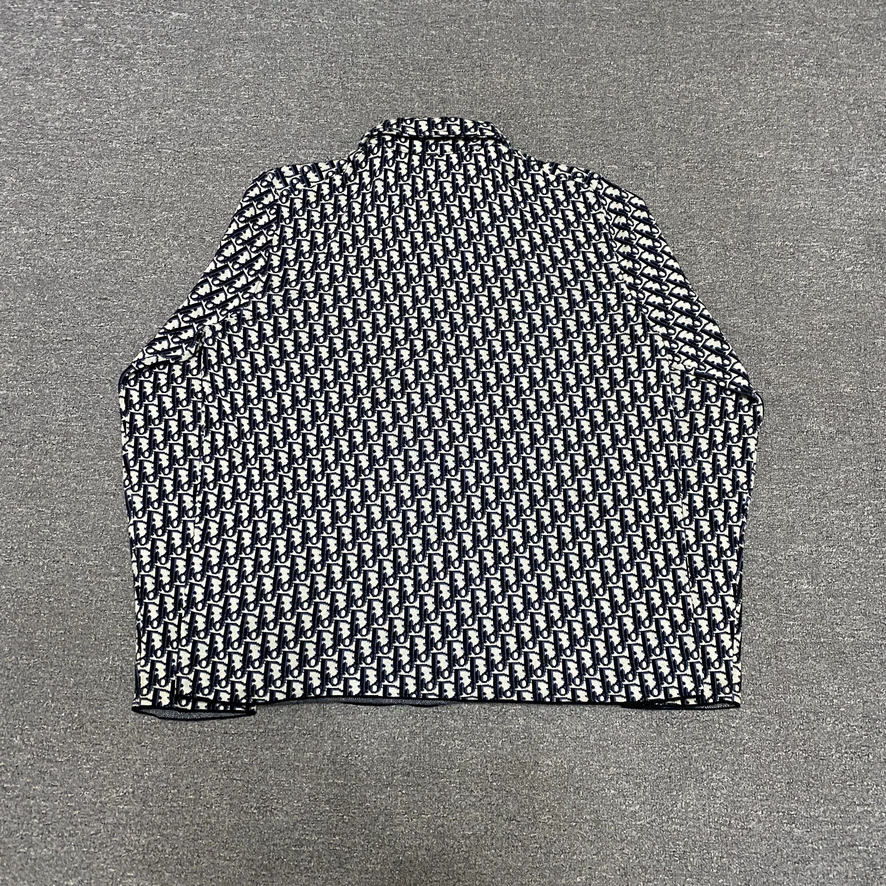 Dior Dior Monogram Knitted Jacket Size US M / EU 48-50 / 2 - 4 Thumbnail