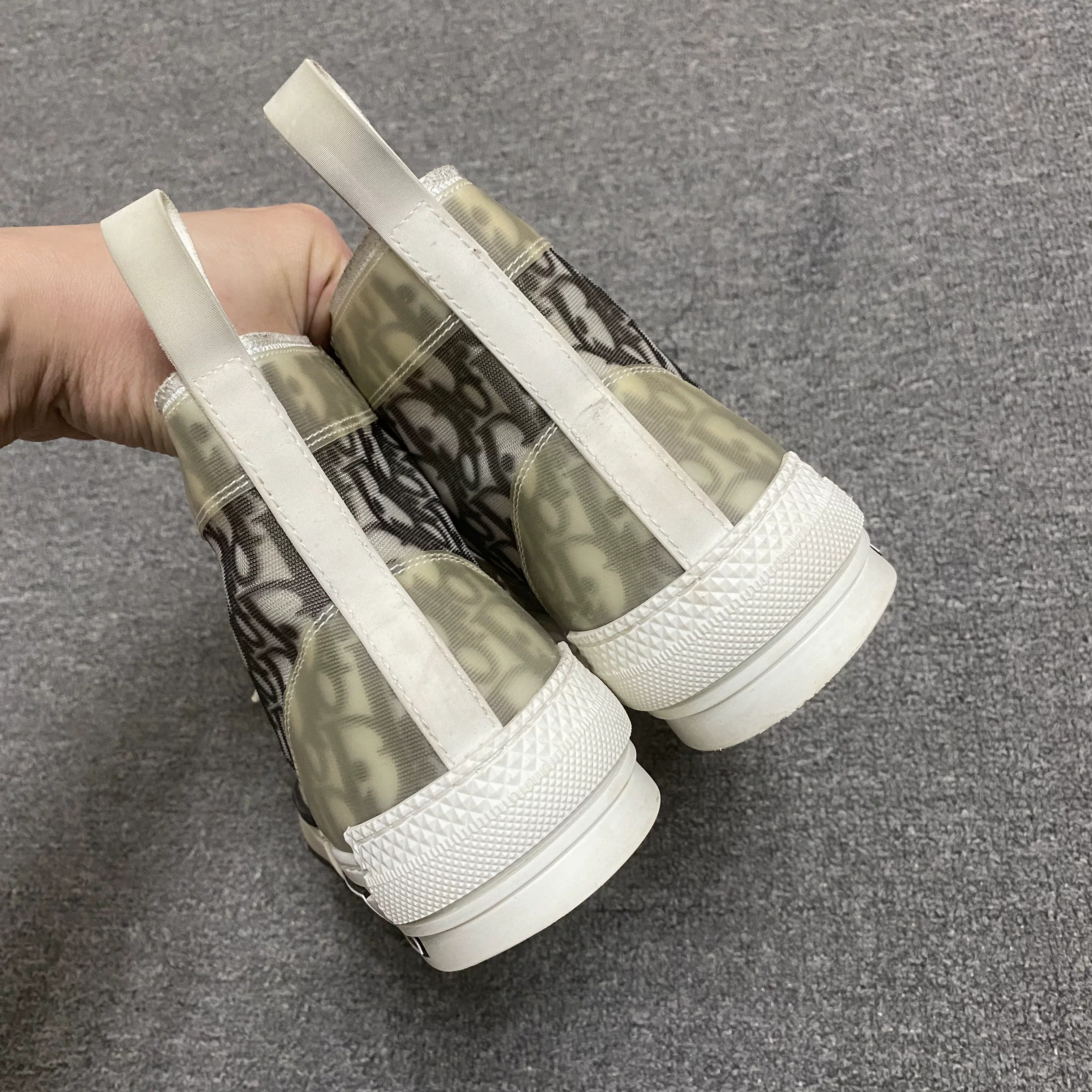 Dior DIOR B23 High-Top All-Over Print Sneakers Size US 8 / EU 41 - 5 Thumbnail
