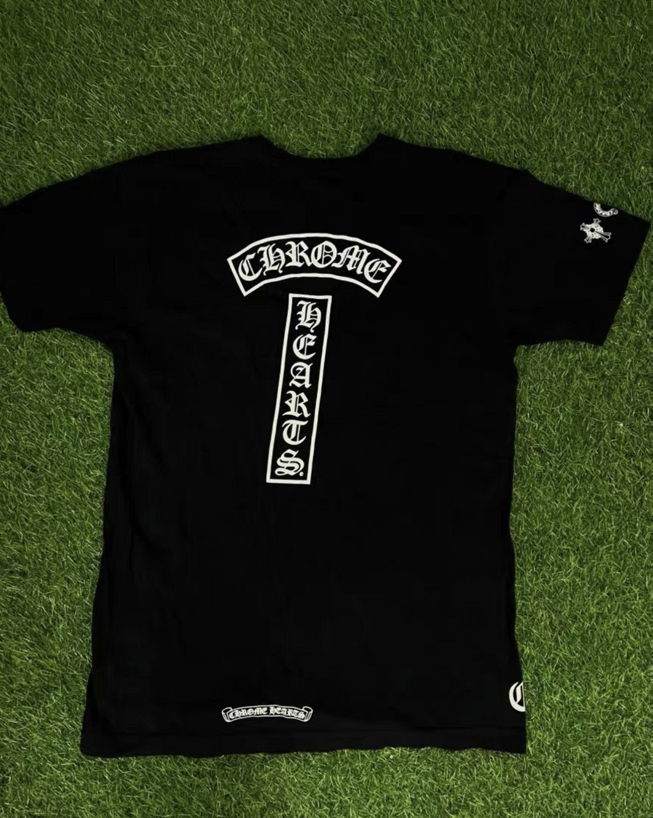Chrome Hearts Black Short Sleeve T-Shirt with Pocket Logo Size US M / EU 48-50 / 2 - 6 Thumbnail