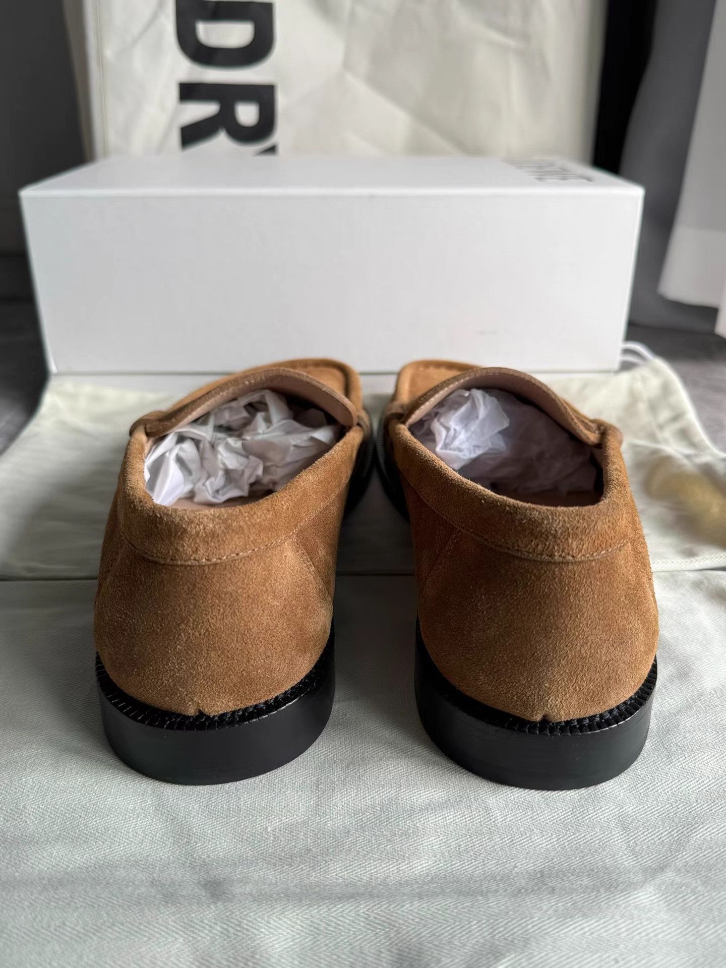 Loewe Brown Suede Loafers - Size 7 Size US 7 / EU 40 - 4 Thumbnail