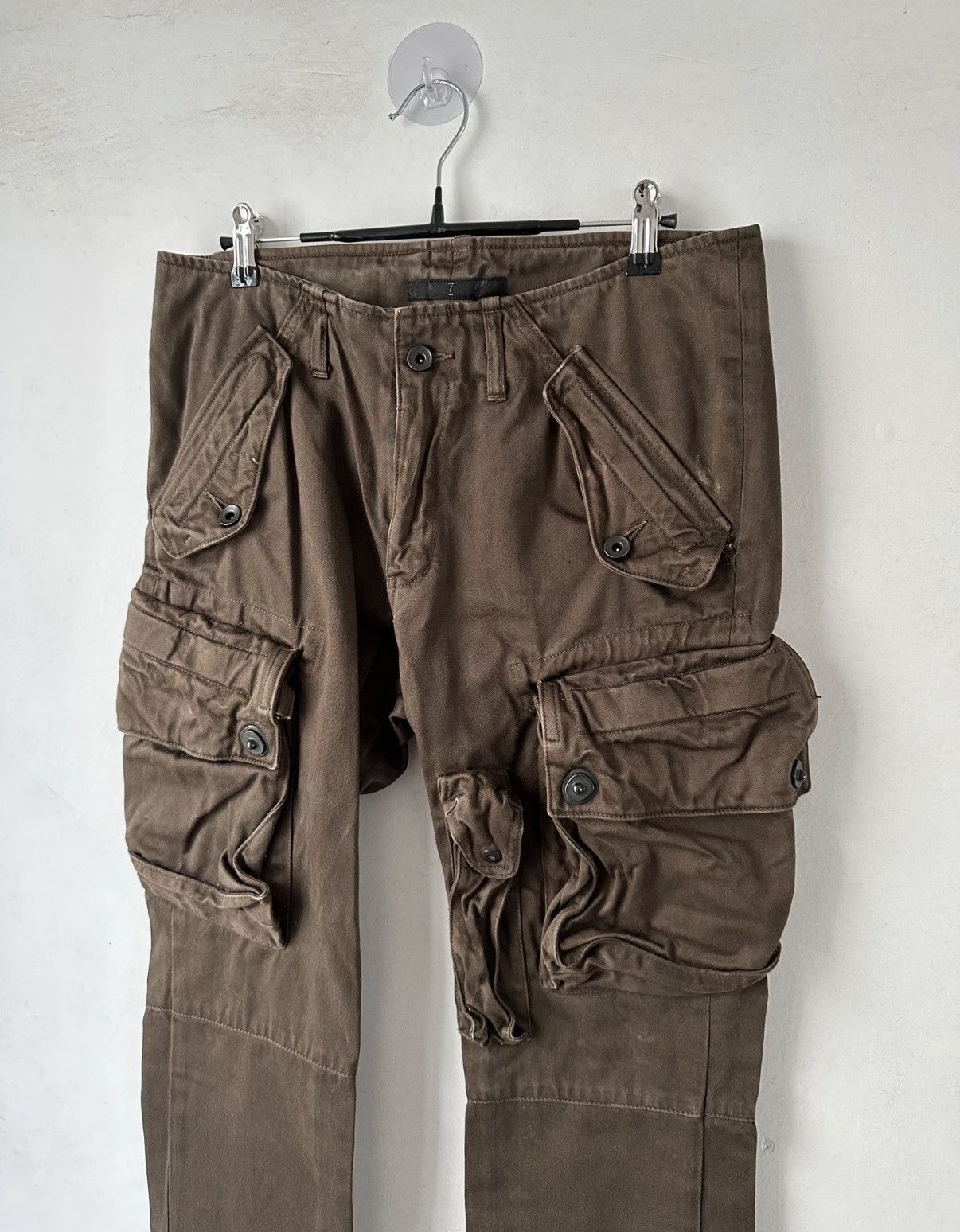 Julius Brown Cargo Pants with Multiple Pockets Size 32 Size US 32 / EU 48 - 2 Thumbnail