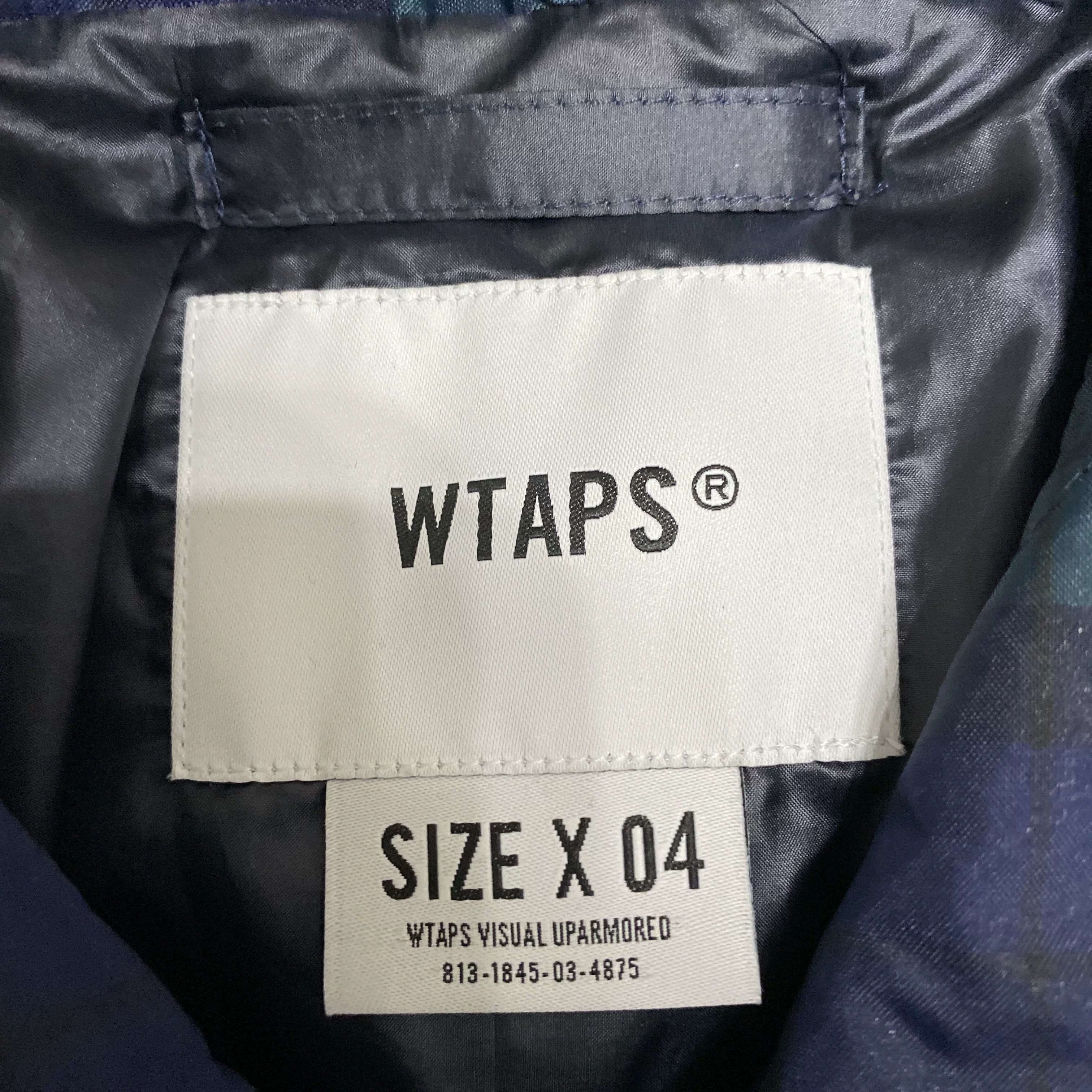 Wtaps WTAPS 22AW CHIEF Plaid Puffer Jacket Size US XL / EU 56 / 4 - 6 Thumbnail