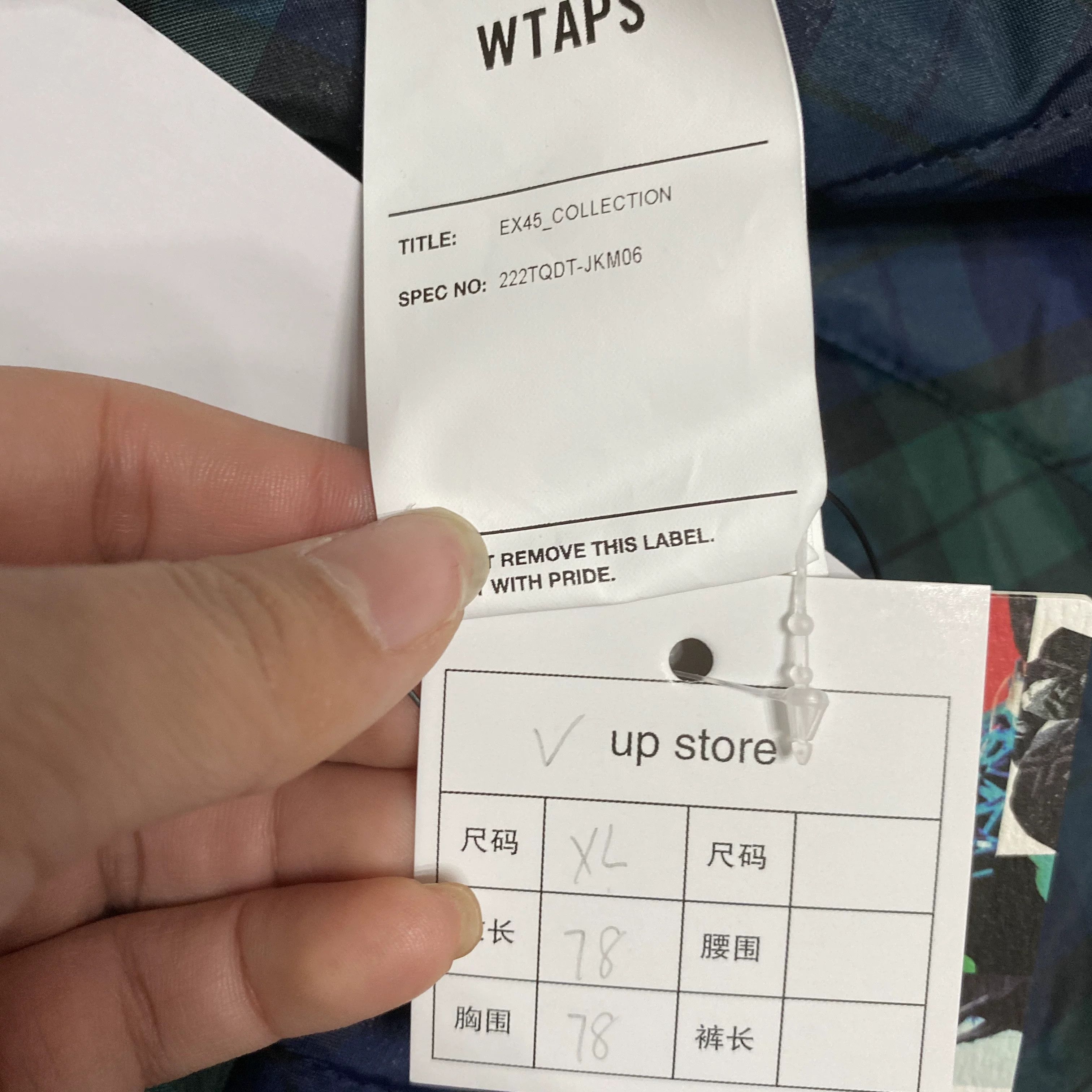 Wtaps WTAPS 22AW CHIEF Plaid Puffer Jacket Size US XL / EU 56 / 4 - 7 Thumbnail