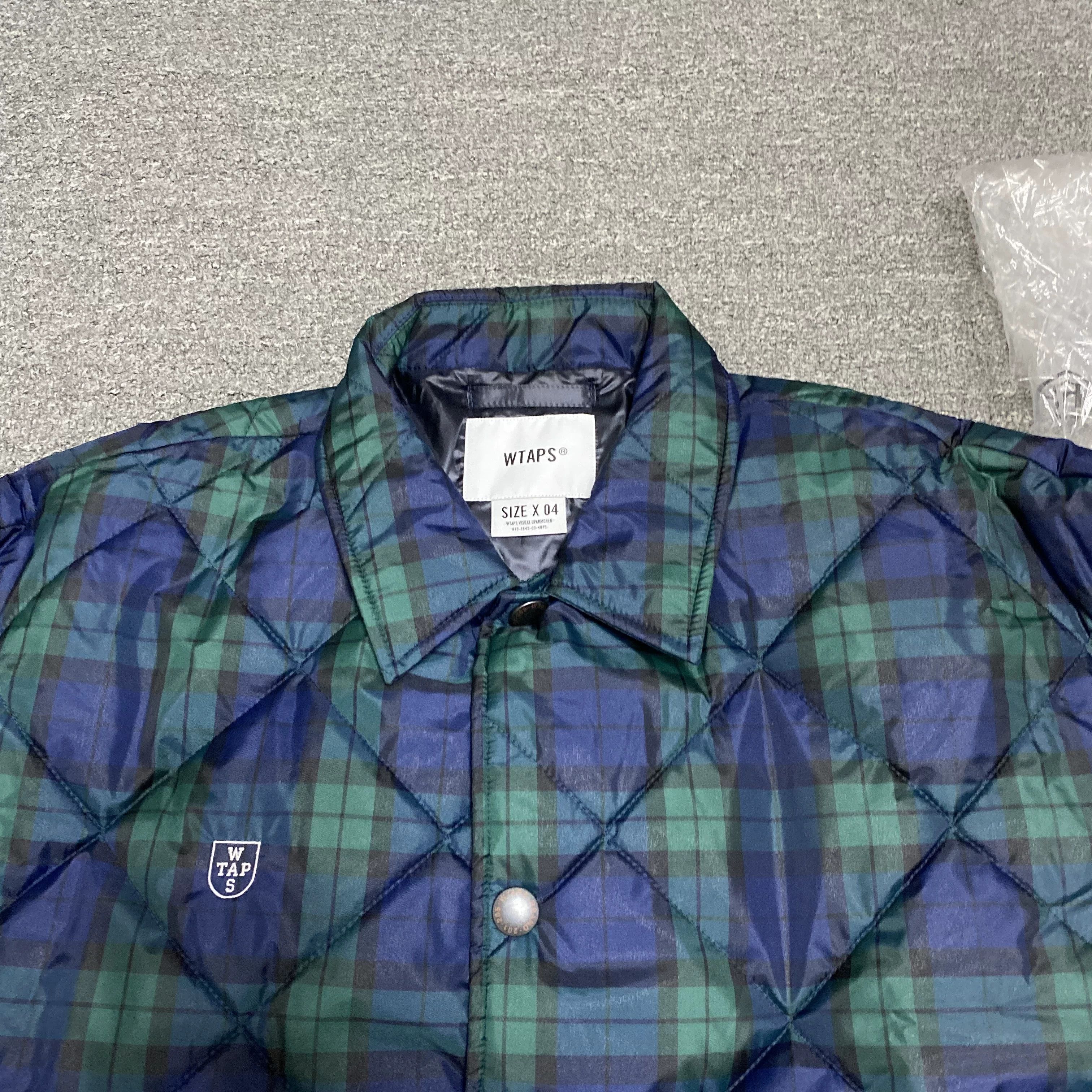 Wtaps WTAPS 22AW CHIEF Plaid Puffer Jacket Size US XL / EU 56 / 4 - 4 Thumbnail