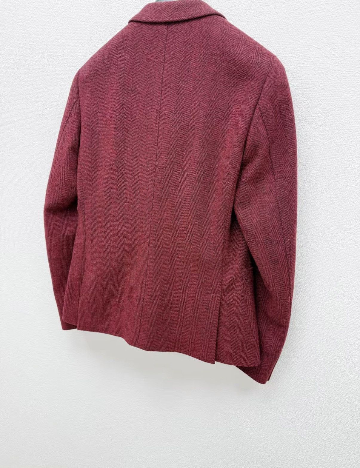 Gucci Red Lightweight Blazer - Size S Size US S / EU 44-46 / 1 - 5 Thumbnail