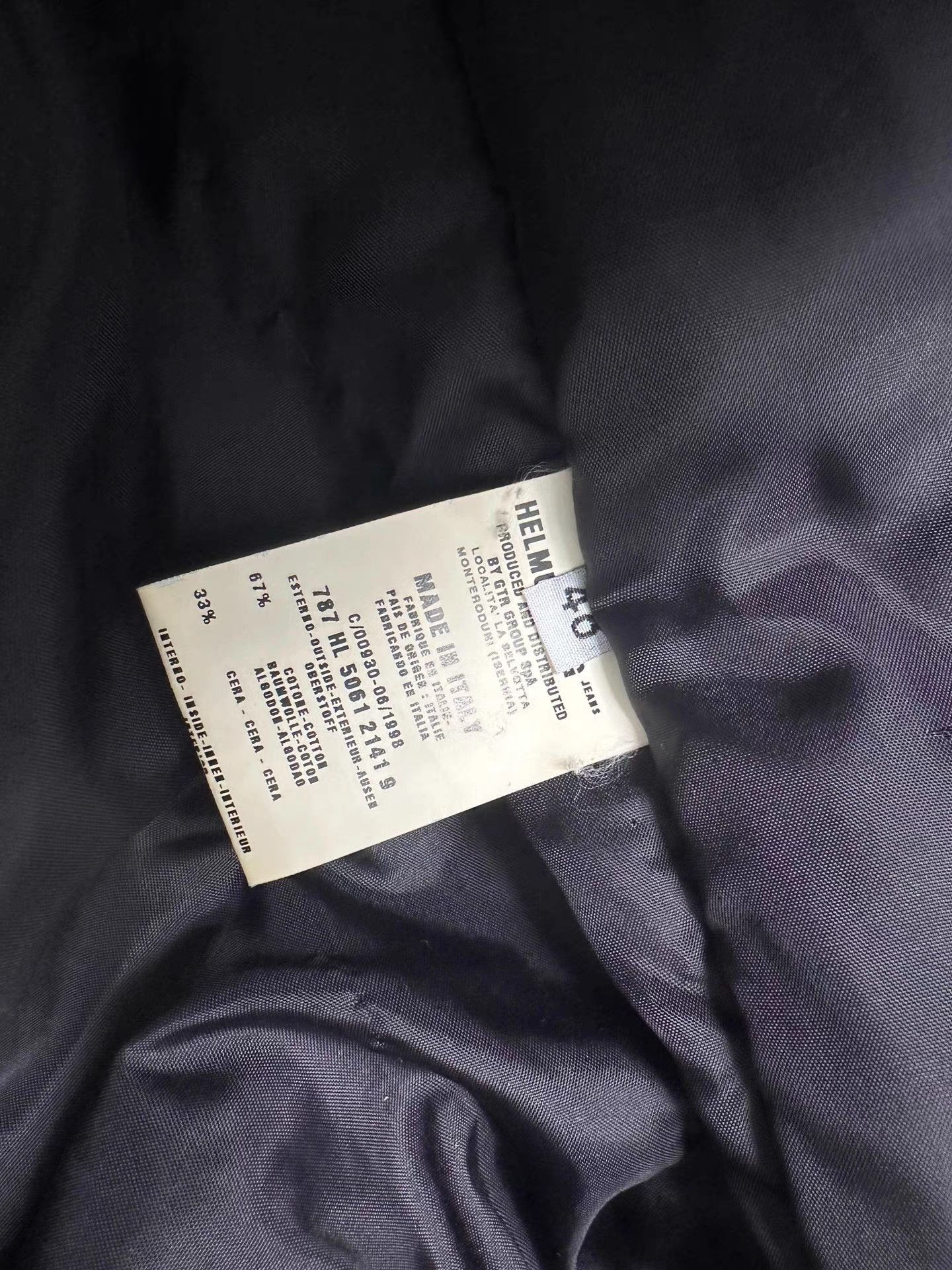 Helmut Lang Black Button-Up Collared Jacket Size US M / EU 48-50 / 2 - 8 Thumbnail