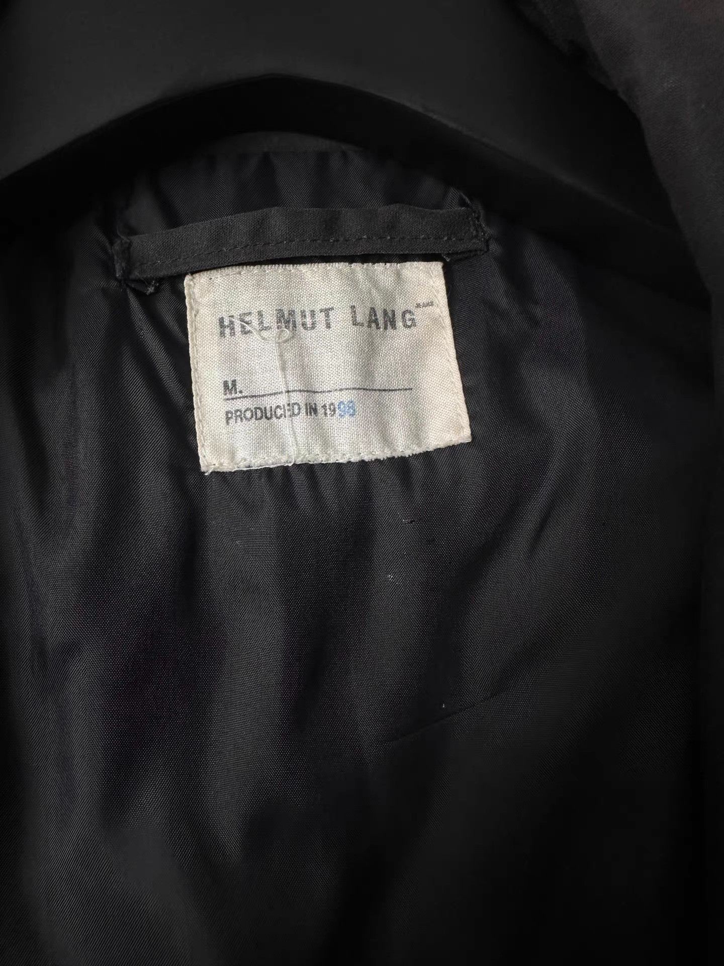 Helmut Lang Black Button-Up Collared Jacket Size US M / EU 48-50 / 2 - 7 Thumbnail