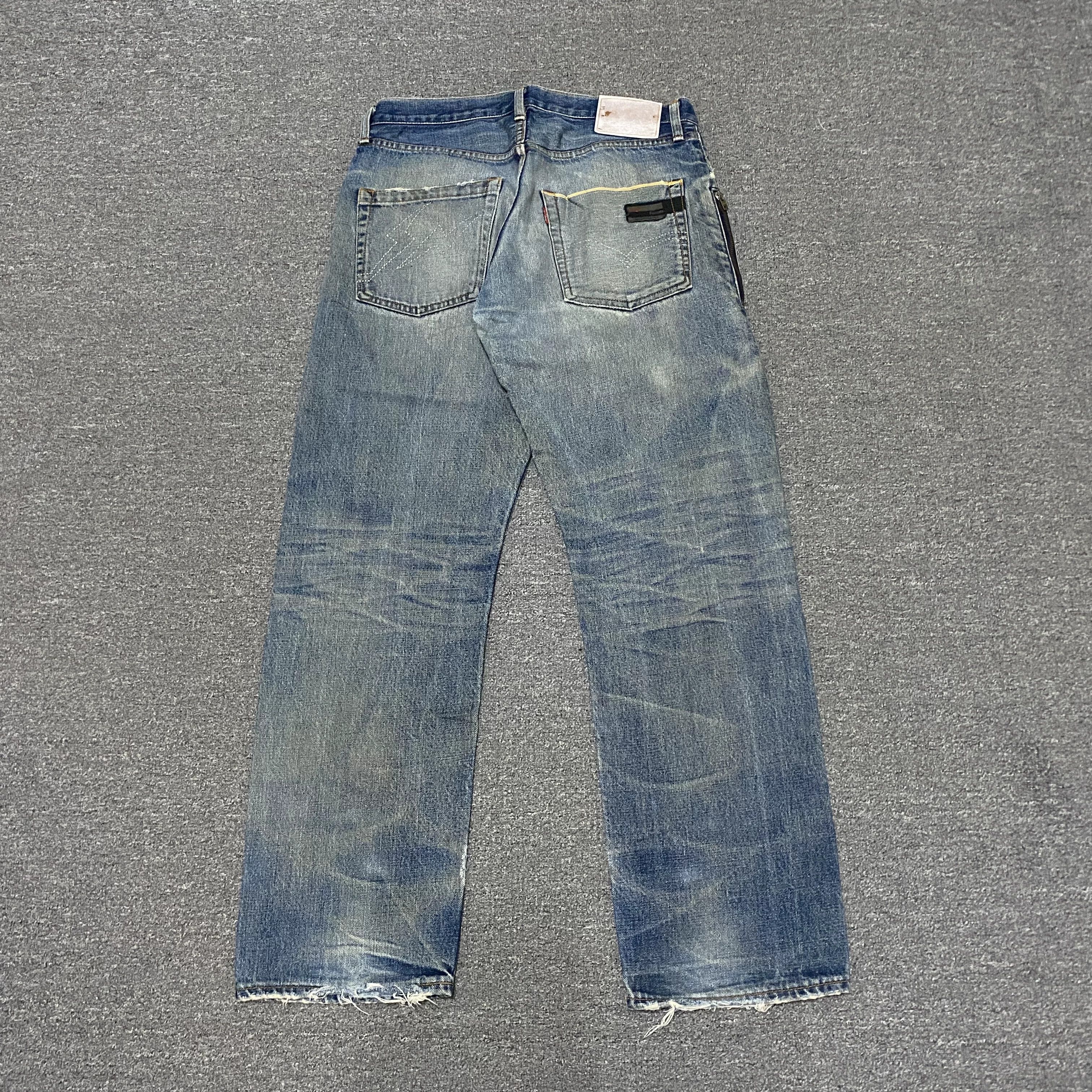Levi's Levi's X Fenom 505 Washed Distressed Jeans Size US 32 / EU 48 - 2 Thumbnail
