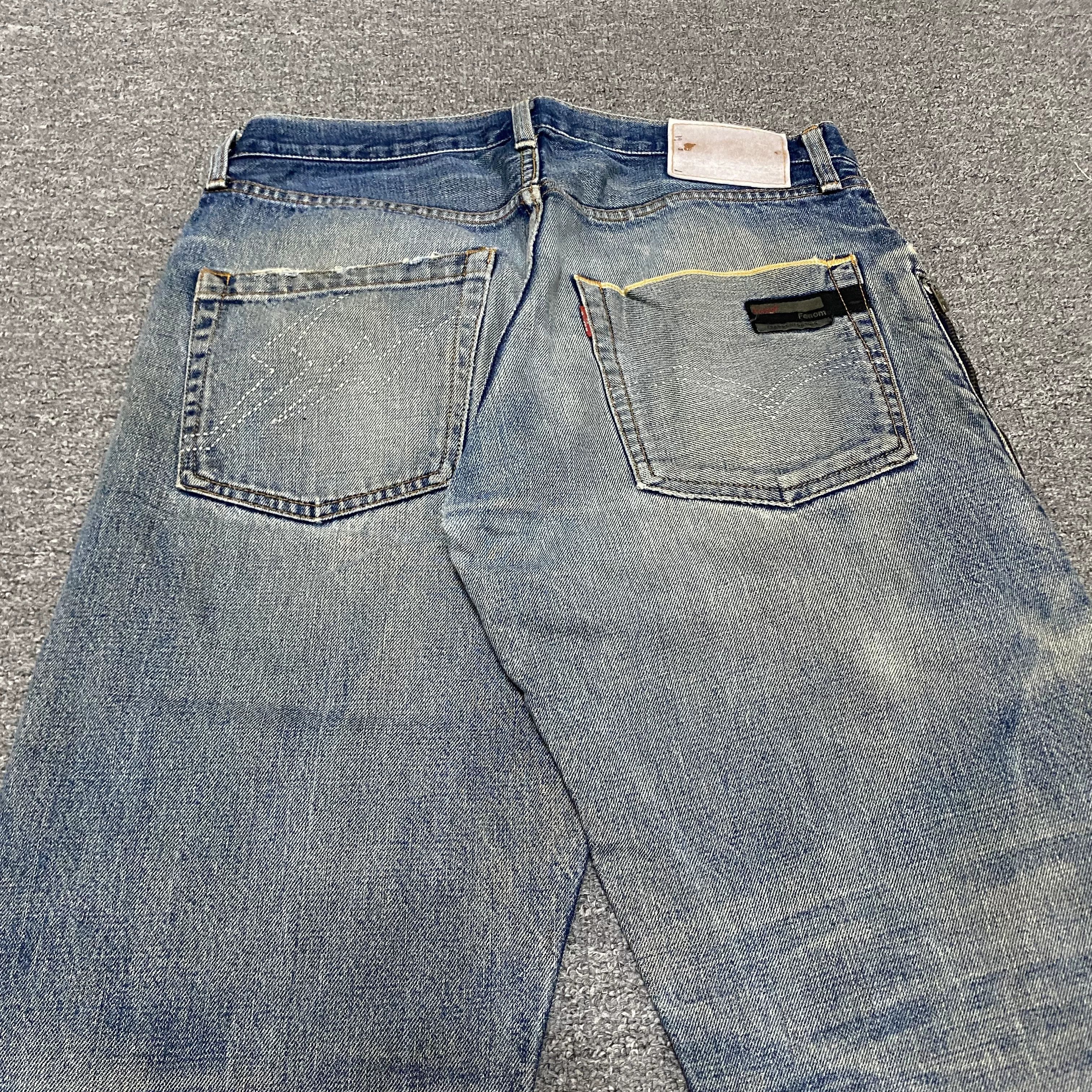 Levi's Levi's X Fenom 505 Washed Distressed Jeans Size US 32 / EU 48 - 3 Thumbnail