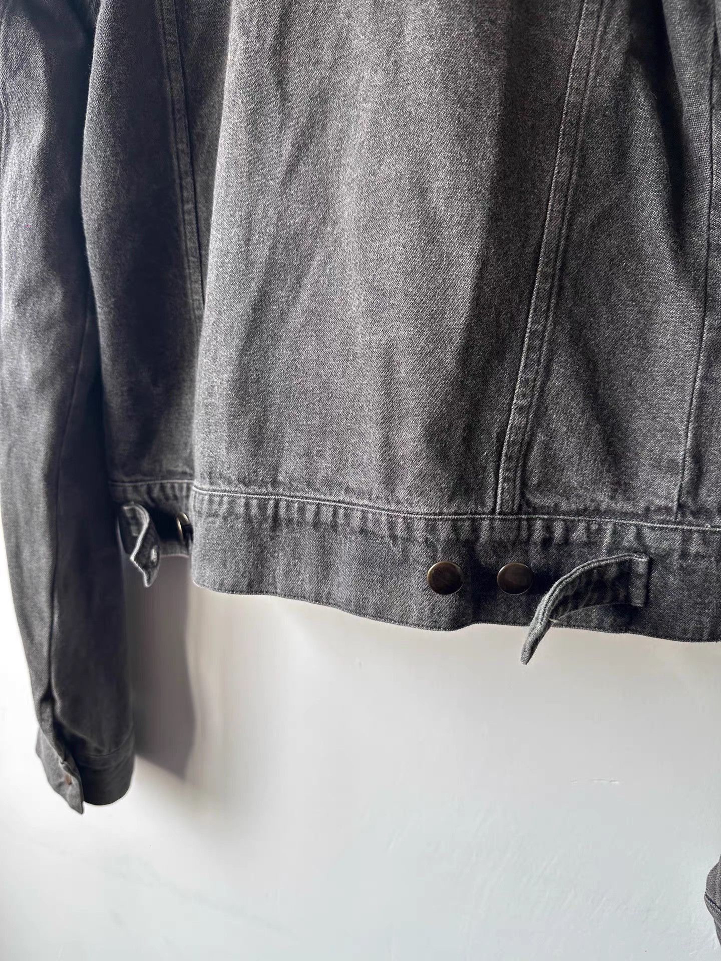 Raf Simons Black Denim Jacket with Button Closure Size US M / EU 48-50 / 2 - 4 Thumbnail