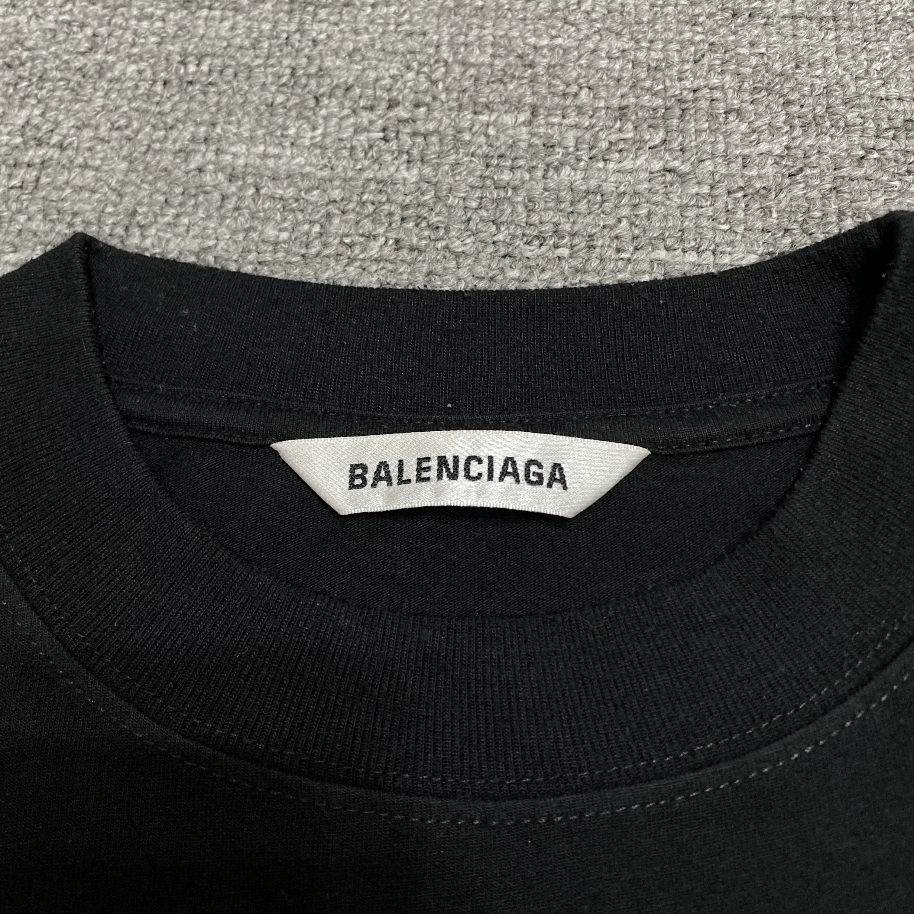 Balenciaga BALENCIAGA Embroidered Logo Short Sleeve Size US S / EU 44-46 / 1 - 5 Thumbnail