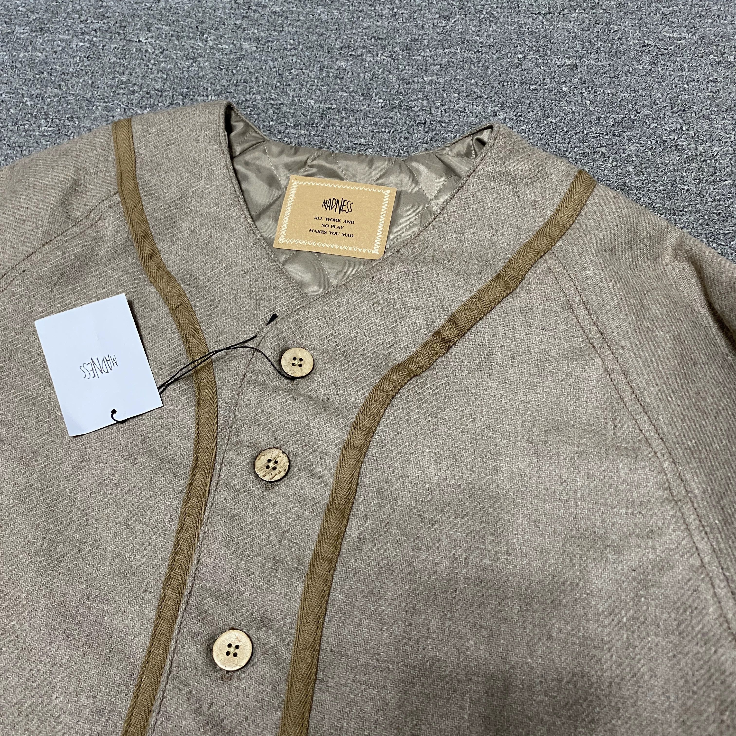 Madness MADNESS 23AW Wool Baseball Jacket Size US L / EU 52-54 / 3 - 3 Thumbnail
