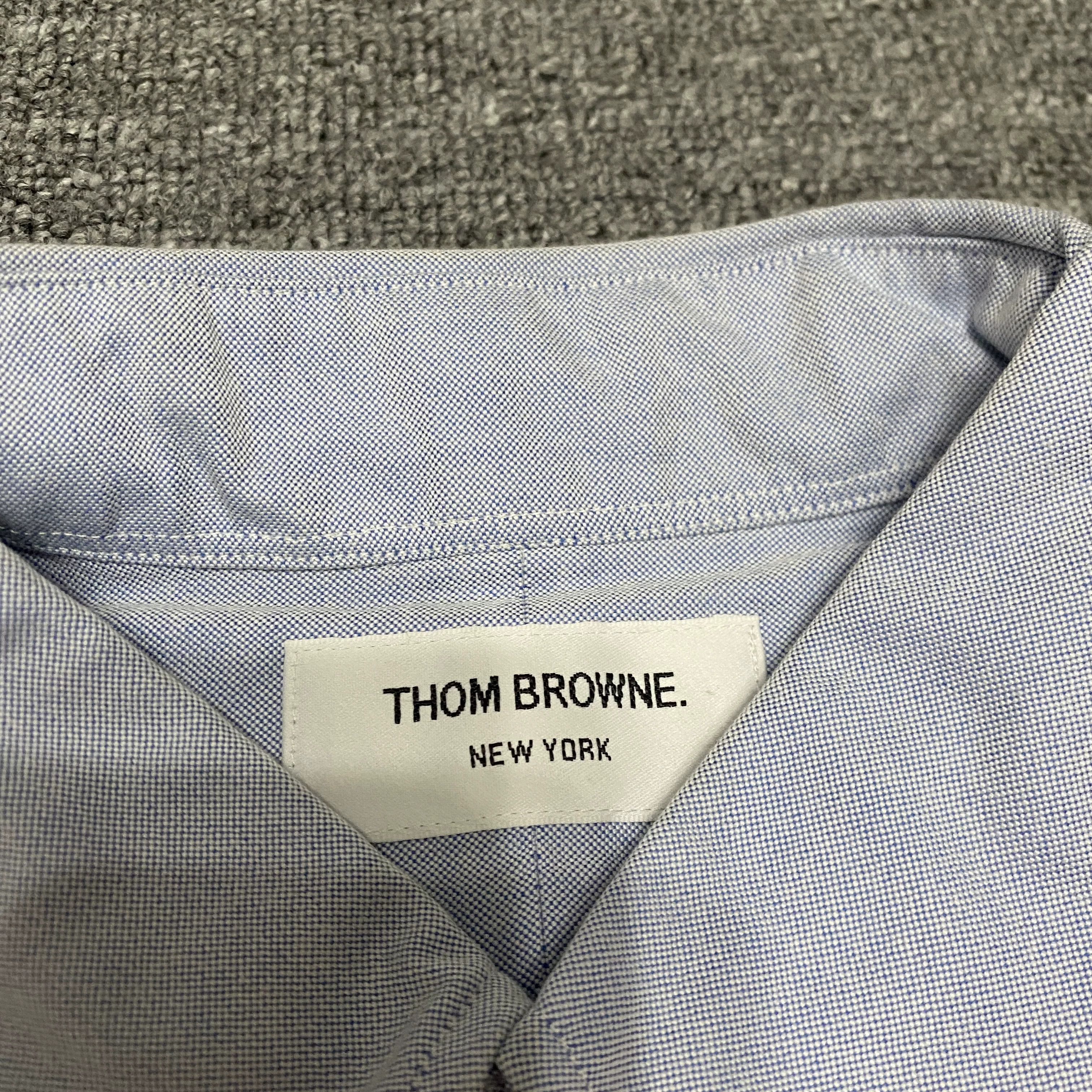Thom Browne Thom Browne Striped Oxford Poplin Shirt Size US XXL / EU 58 / 5 - 4 Thumbnail