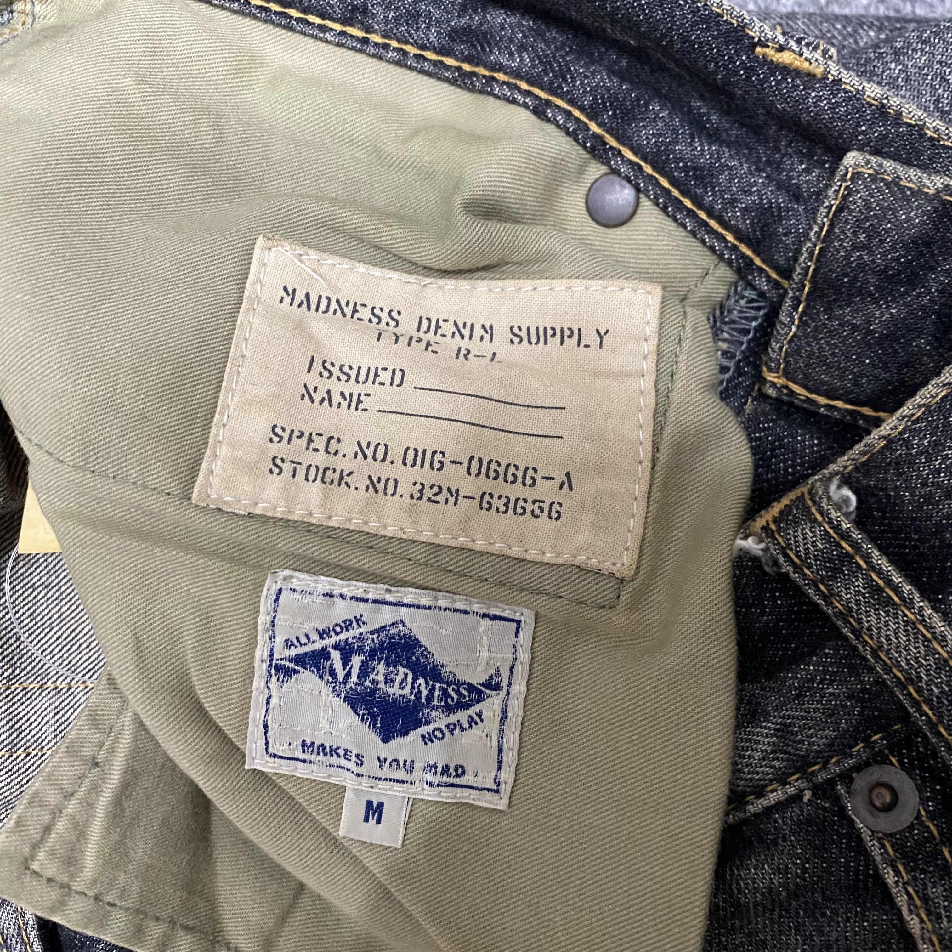 Madness MADNESS 18AW Distressed Cropped Jeans Size US 33 - 4 Thumbnail
