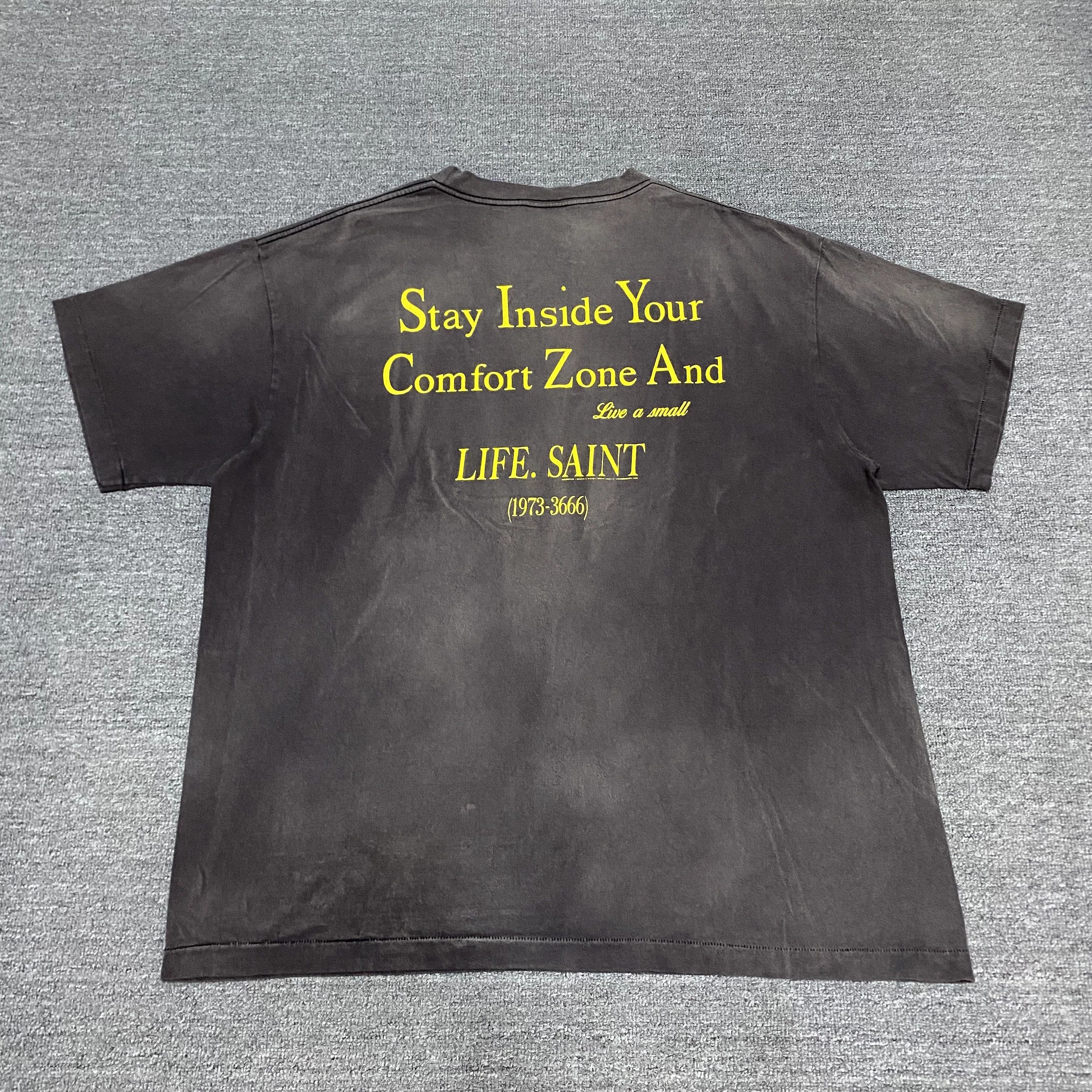 Saint Michael SAINT MICHAEL Love Angel Washed Distressed Tee Size US XXL / EU 58 / 5 - 3 Thumbnail