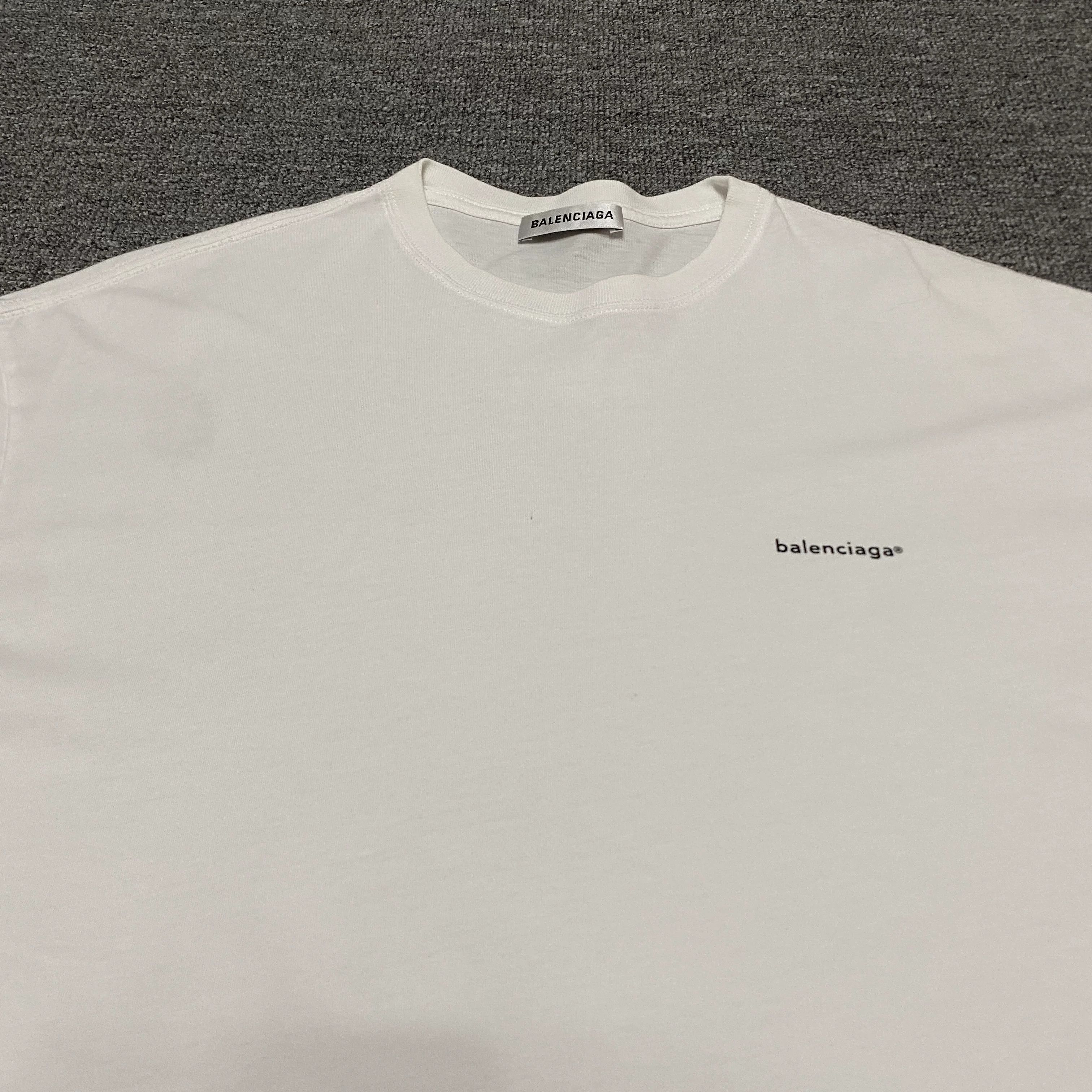 Balenciaga Balenciaga Small Logo Short Sleeve Size US S / EU 44-46 / 1 - 3 Thumbnail