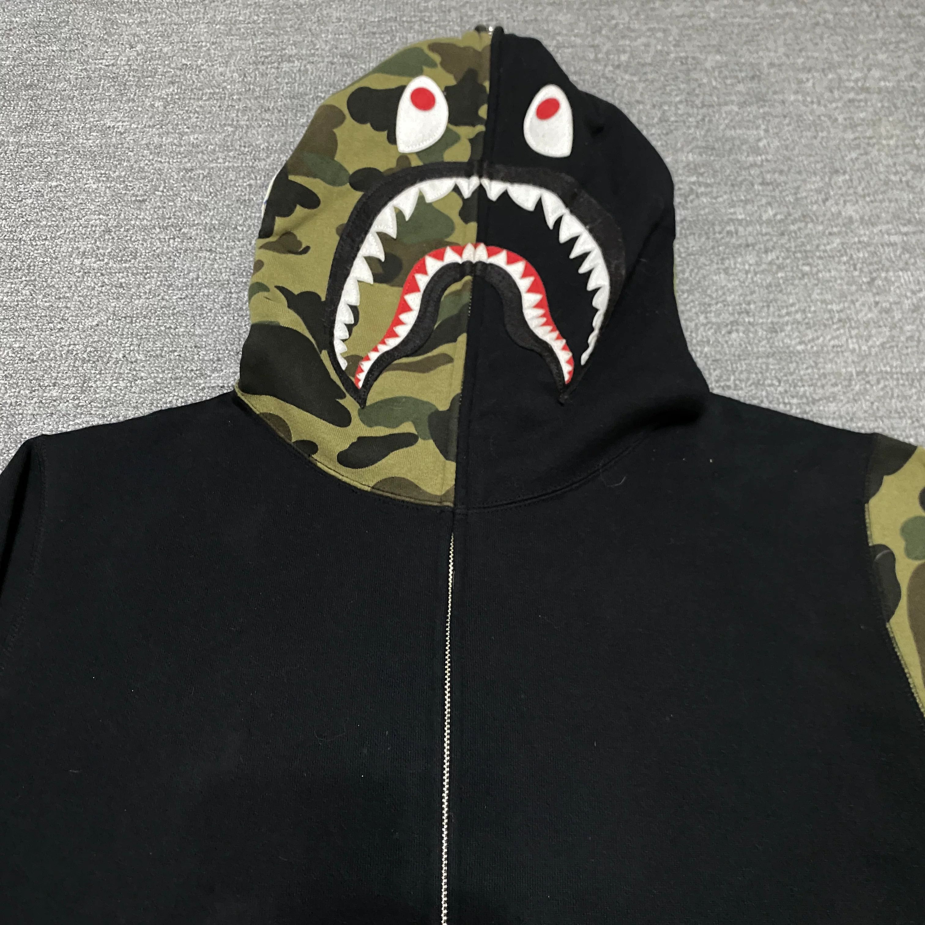 Bape BAPE Shark Zip Jacket Size US XL / EU 56 / 4 - 4 Thumbnail