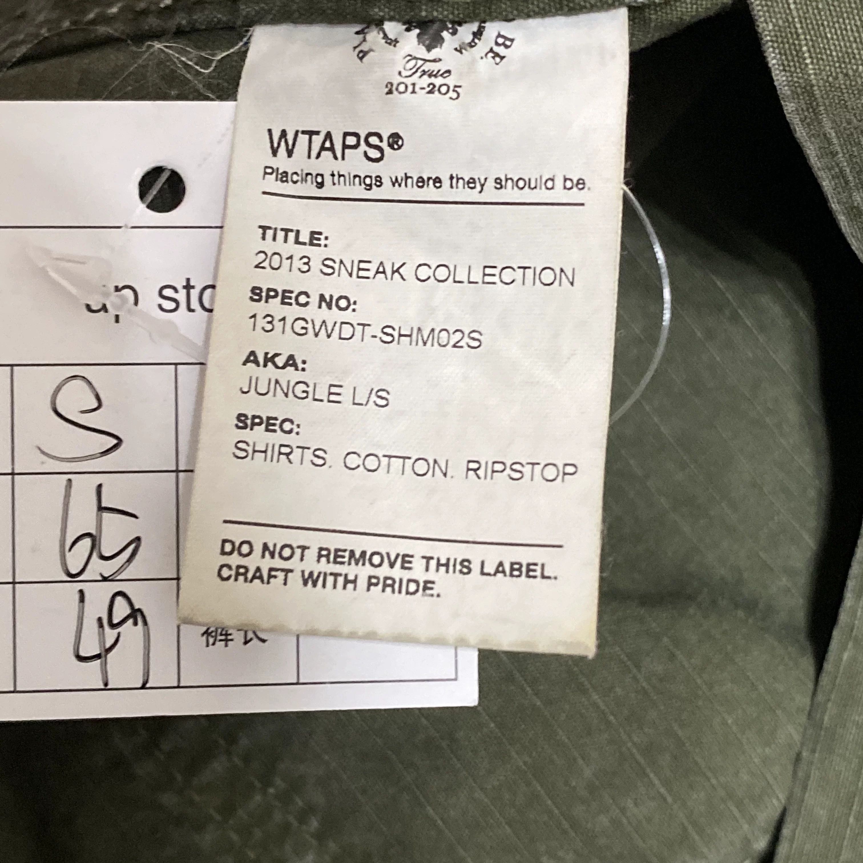 Wtaps WTAPS 13SS JUNGLE Bone Washed Batik Shirt Size US M / EU 48-50 / 2 - 5 Thumbnail