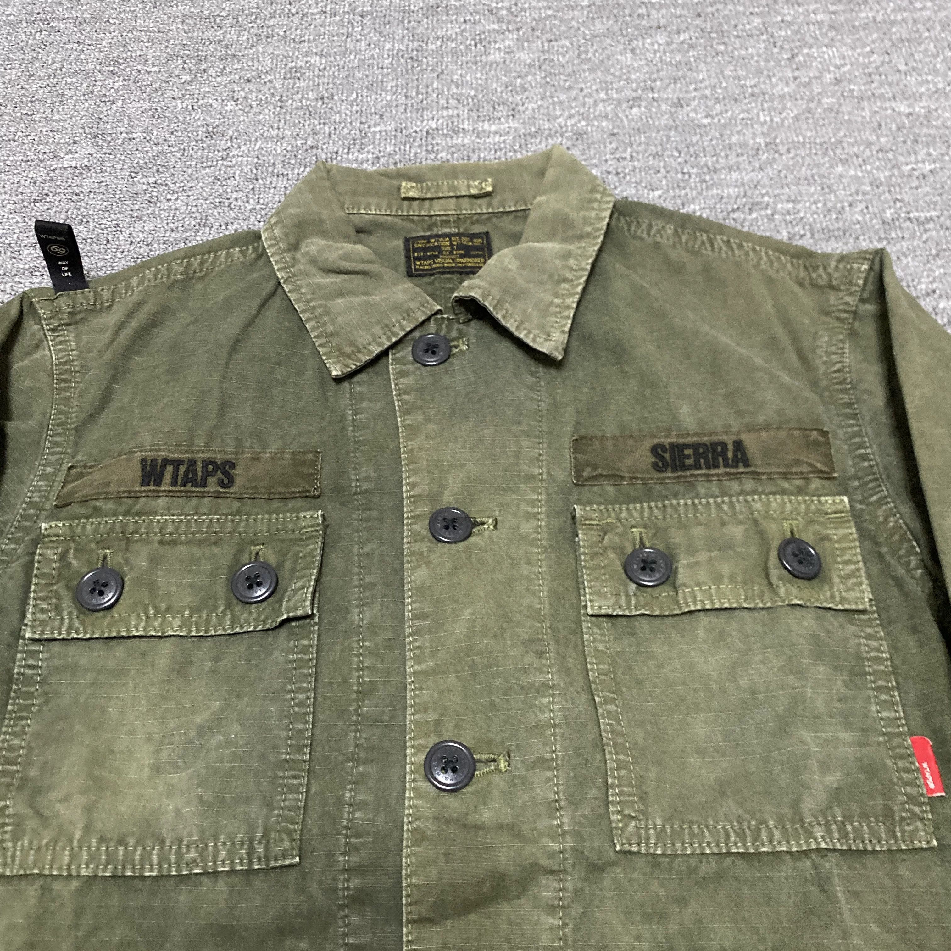Wtaps WTAPS 13SS JUNGLE Bone Washed Batik Shirt Size US M / EU 48-50 / 2 - 3 Thumbnail
