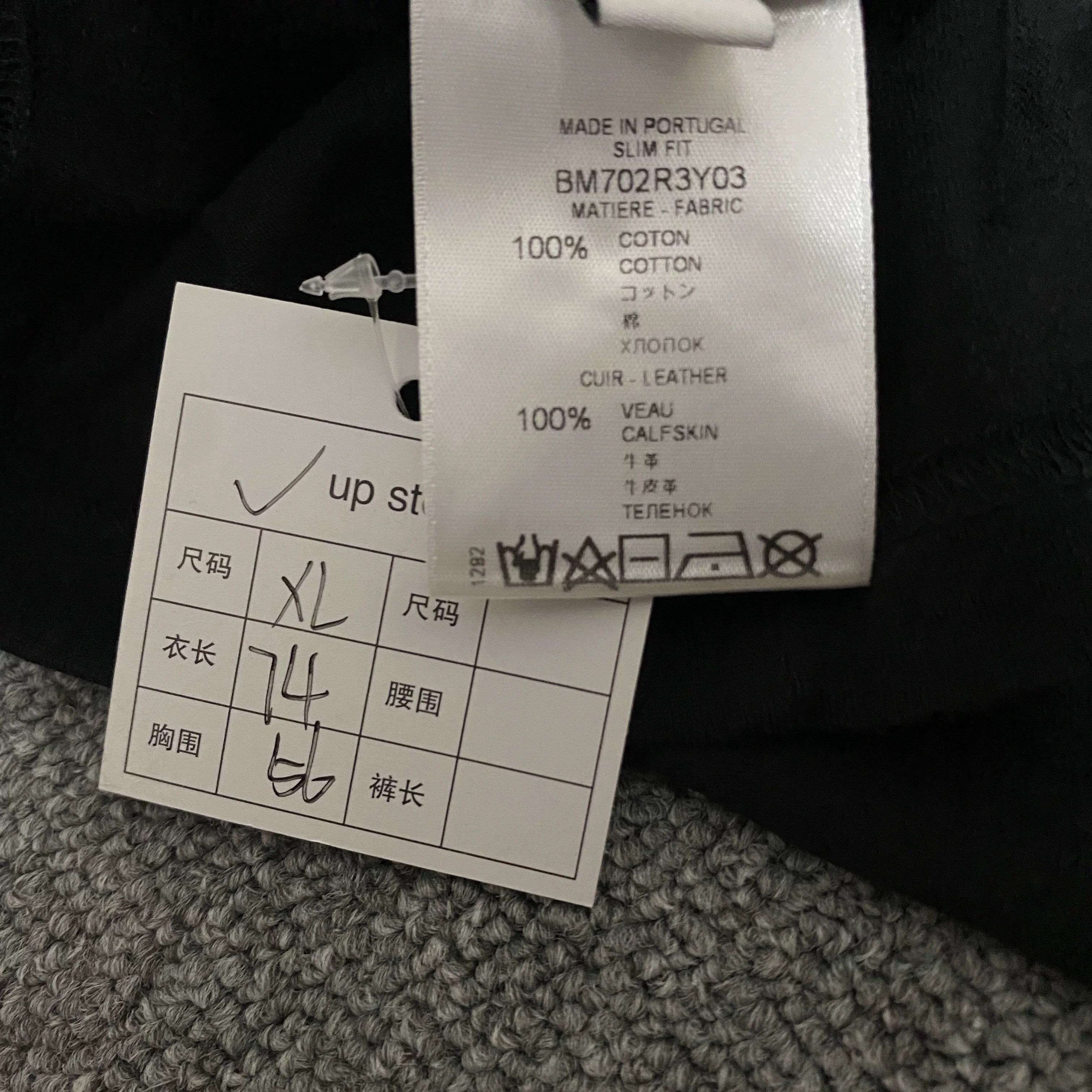 Givenchy GIVENCHY Leather Logo Short Sleeve Size US XL / EU 56 / 4 - 5 Thumbnail