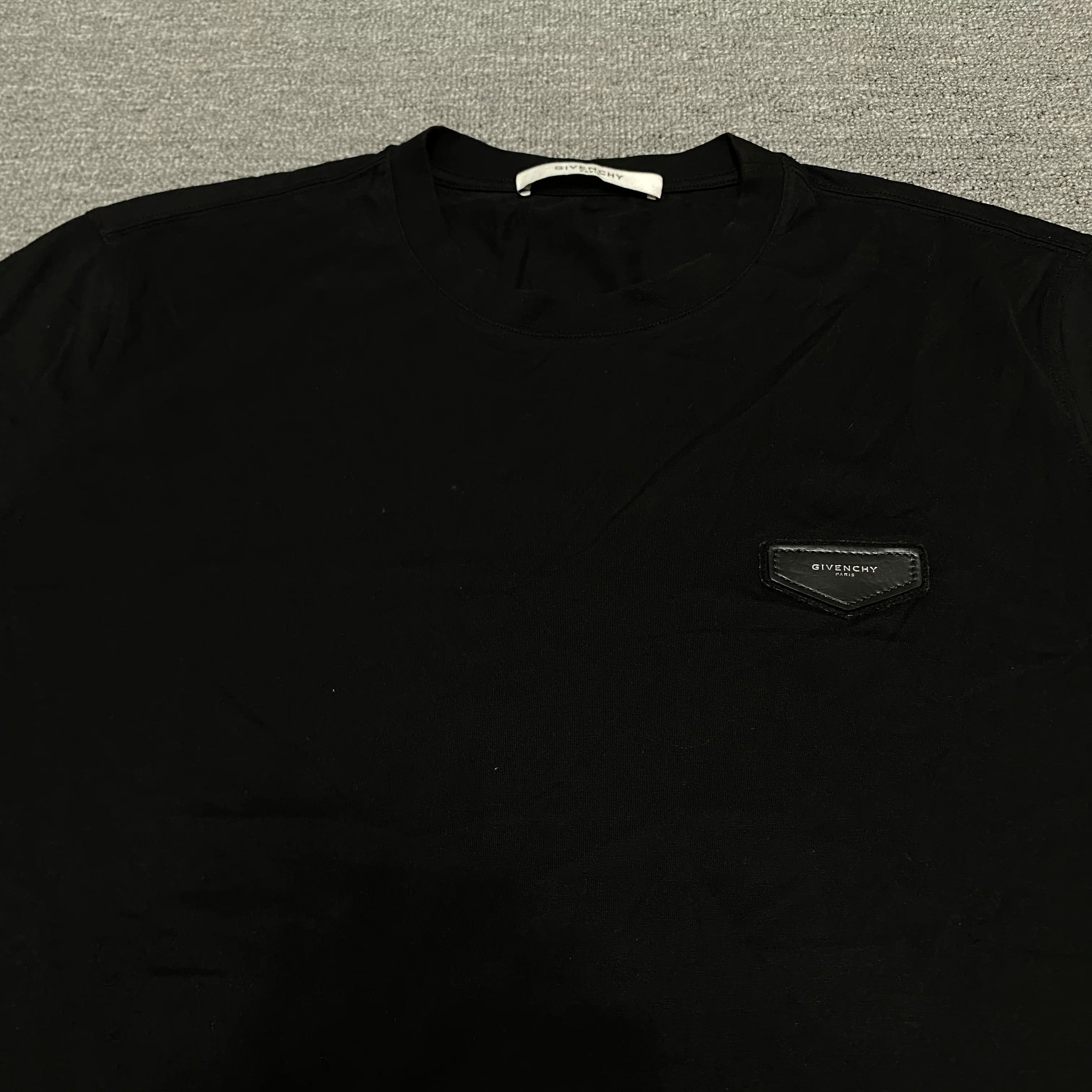 Givenchy GIVENCHY Leather Logo Short Sleeve Size US XL / EU 56 / 4 - 3 Thumbnail