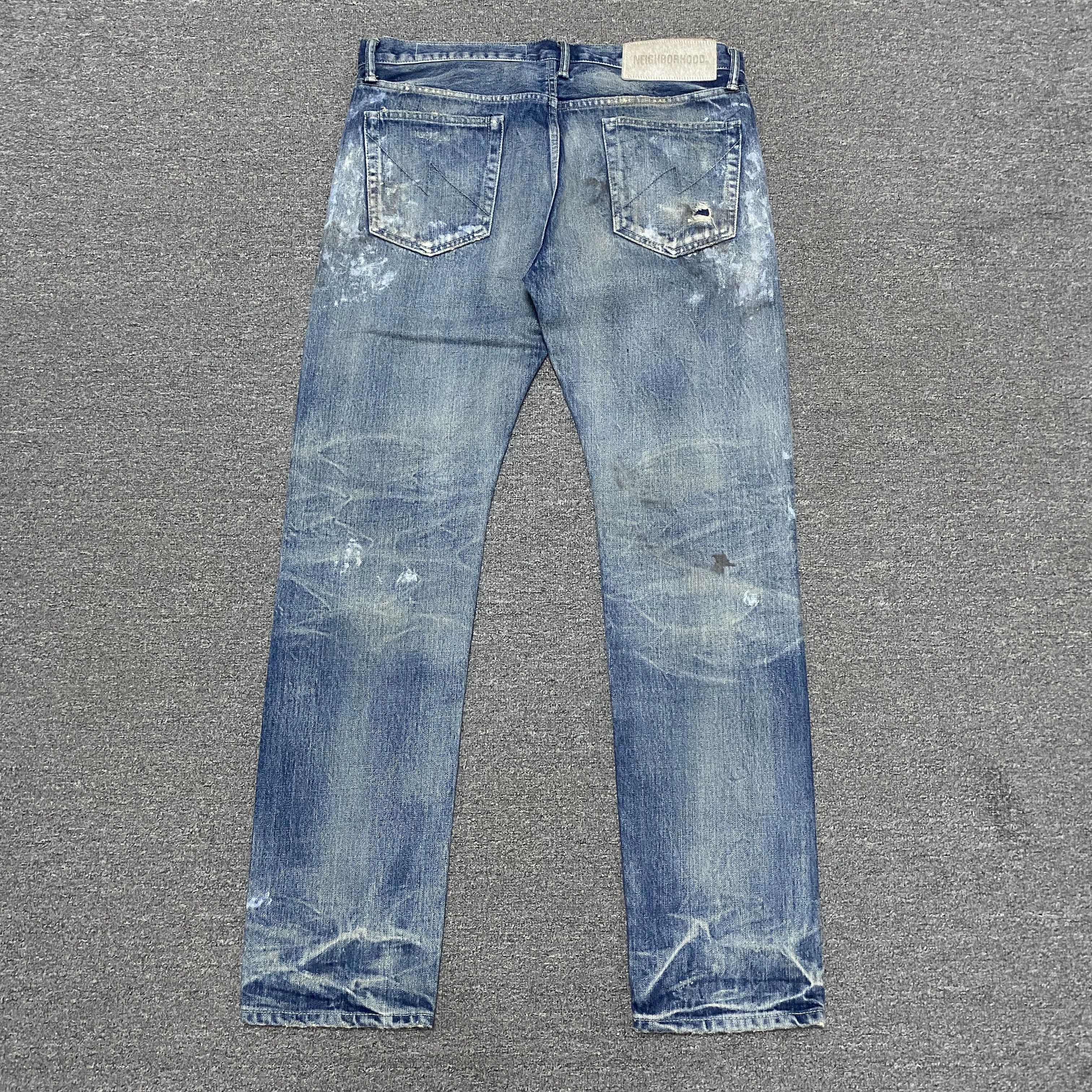 Neighborhood NEIGHBORHOOD 21AW Distressed Denim Size US 36 / EU 52 - 3 Thumbnail