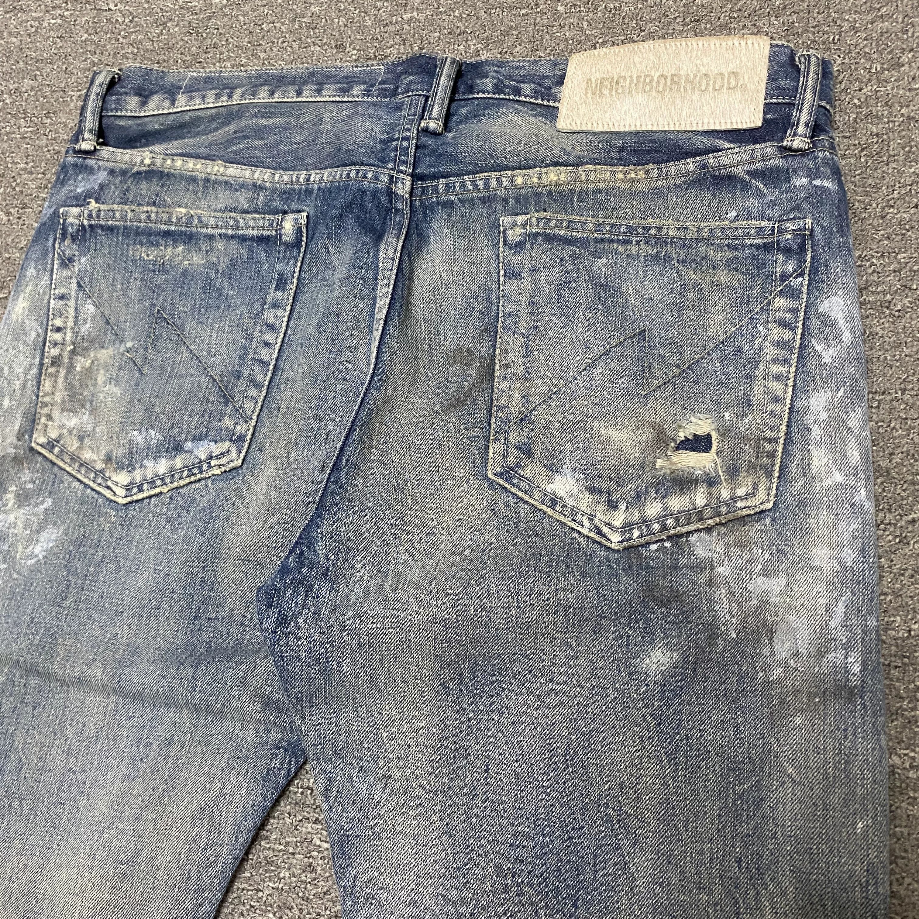 Neighborhood NEIGHBORHOOD 21AW Distressed Denim Size US 36 / EU 52 - 4 Thumbnail