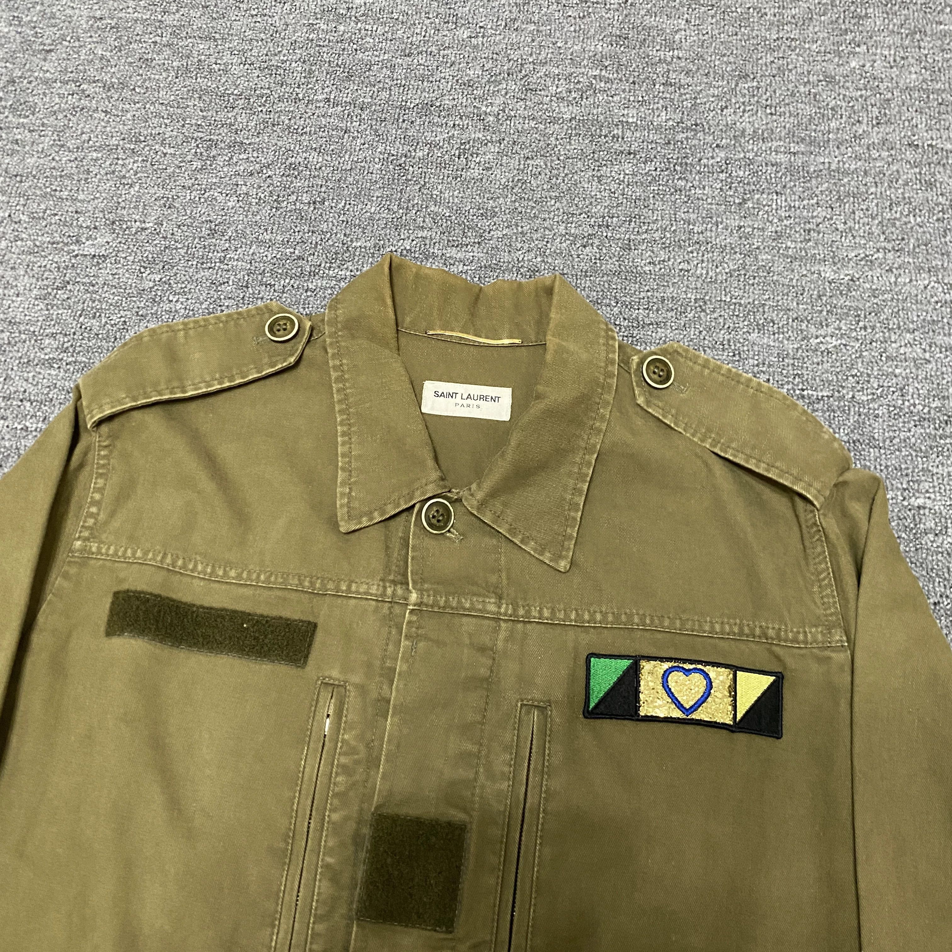 Saint Laurent Paris Saint Laurent SLP Washed Jacket Size US XXS / EU 40 - 3 Thumbnail