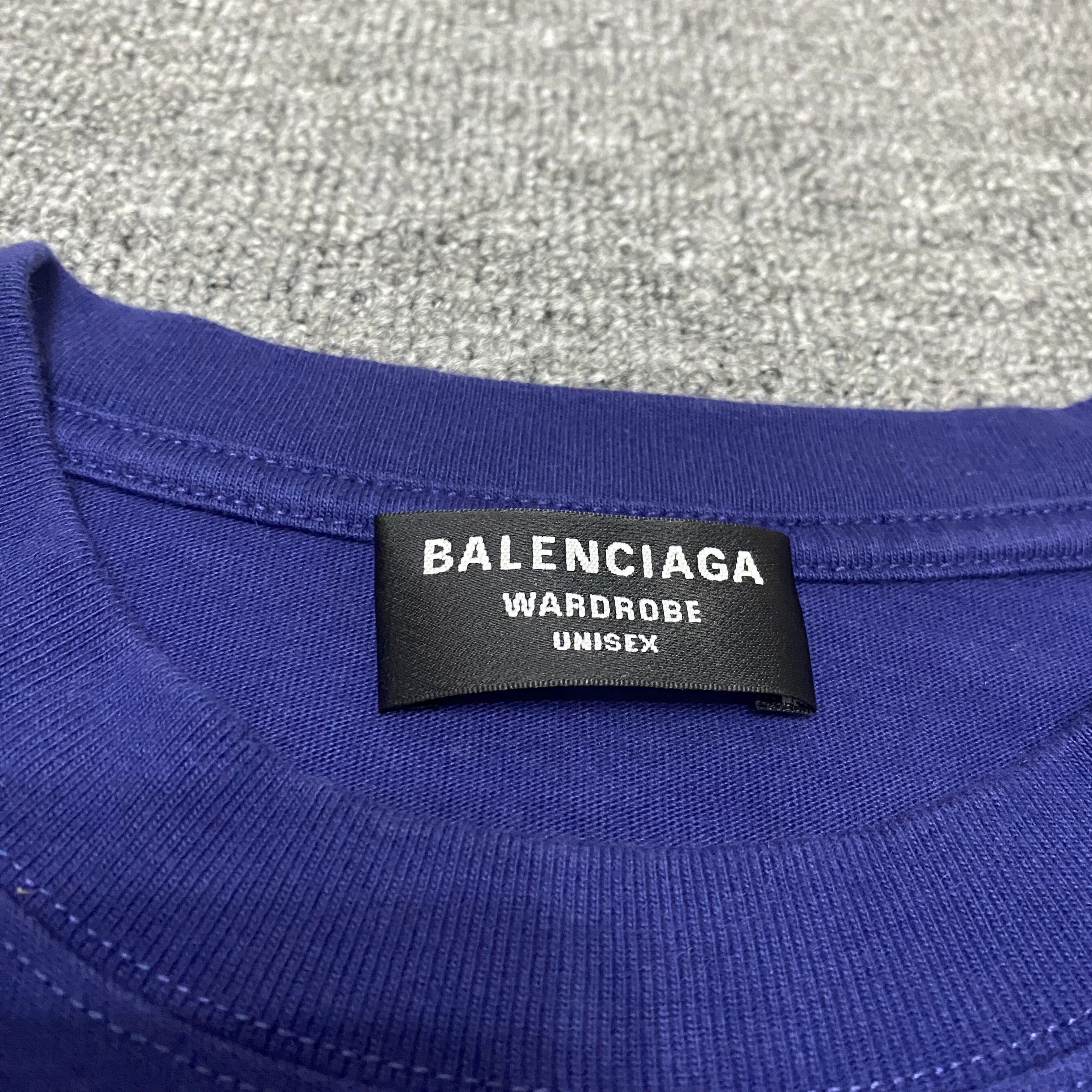 Balenciaga BALENCIAGA Logo Short-Sleeve Top Size US L / EU 52-54 / 3 - 5 Thumbnail