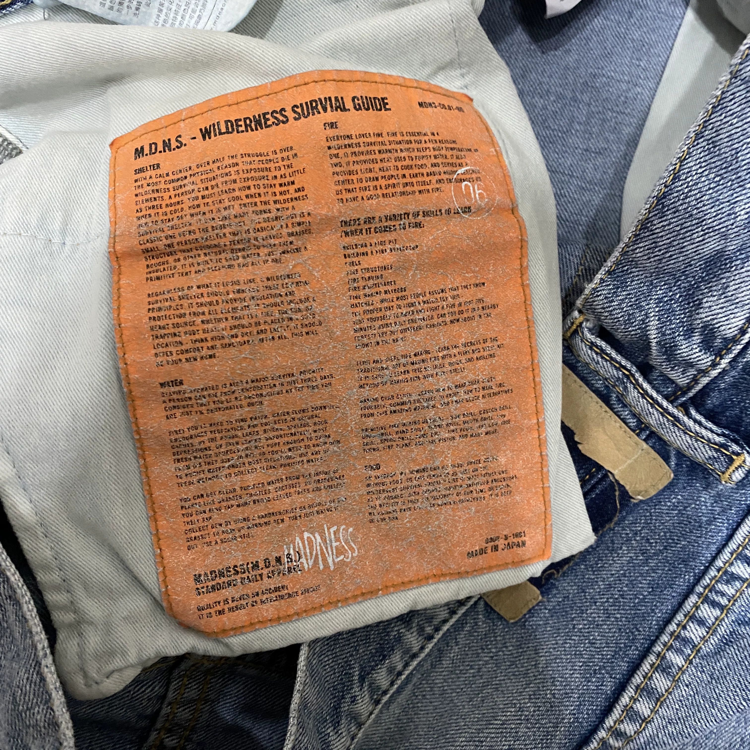 Madness MADNESS 22SS Japan Double Knife-Cut Jeans Size US 36 / EU 52 - 6 Thumbnail
