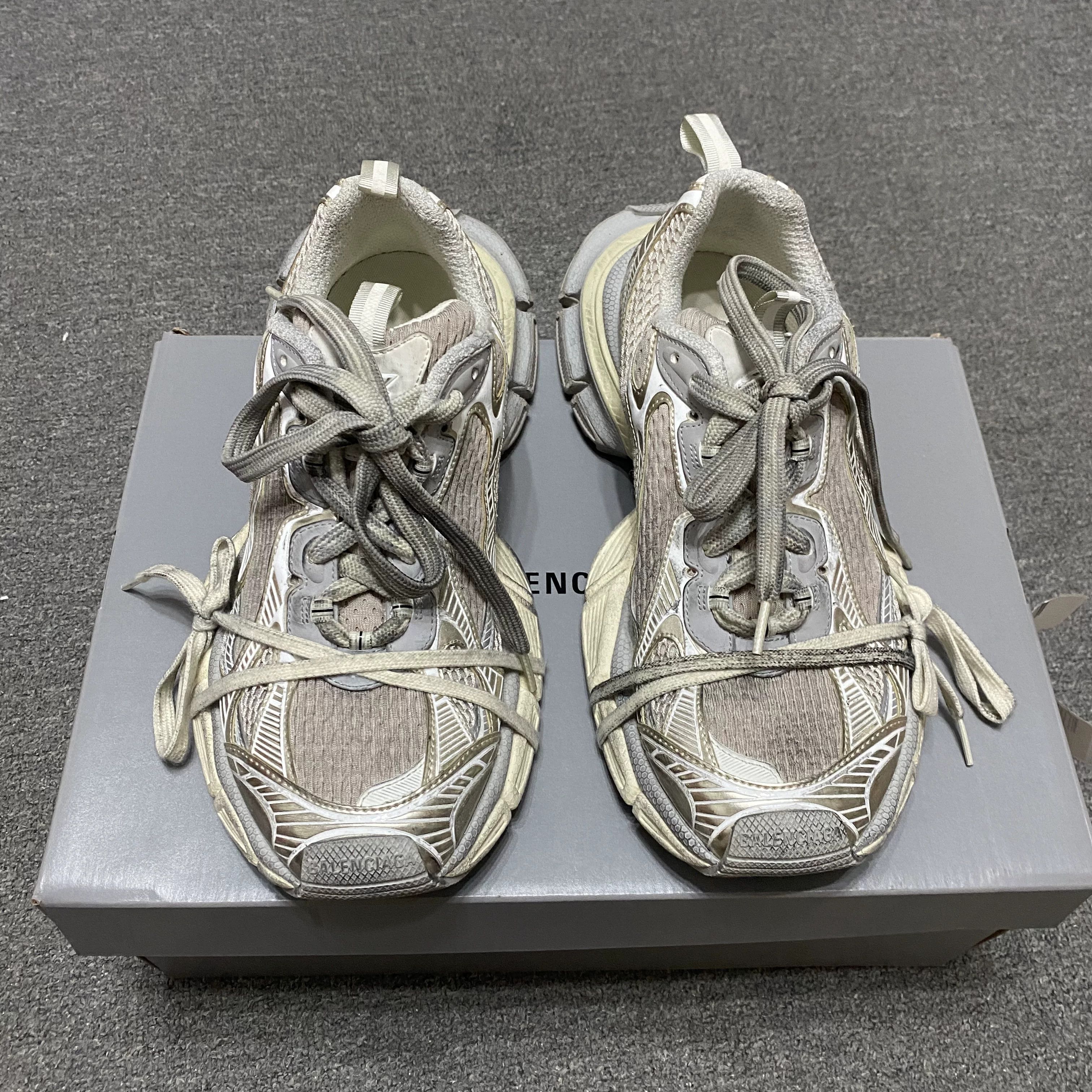 Balenciaga Balenciaga 3XL Distressed Dad Shoes Size US 10 / EU 43 - 4 Thumbnail