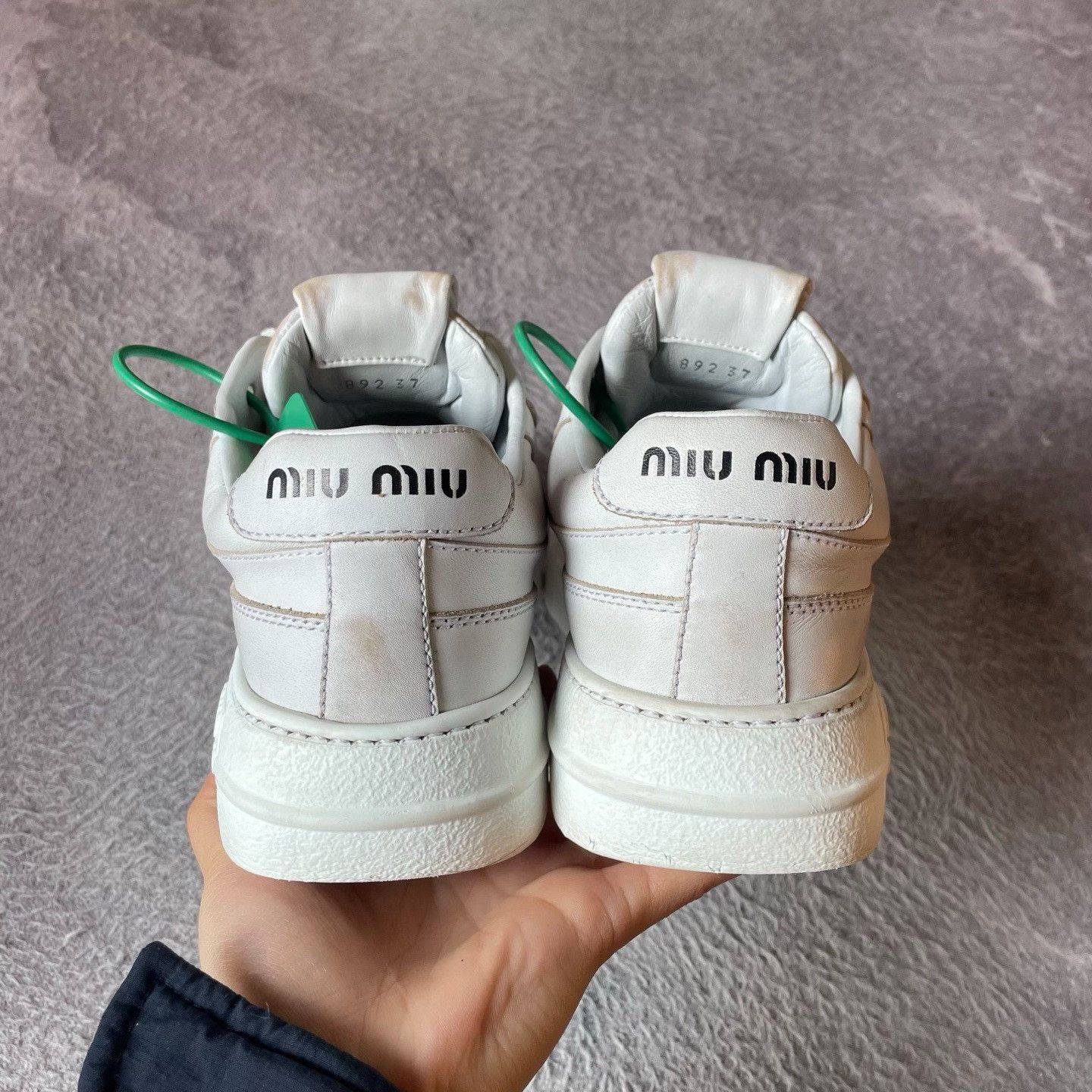 Miu Miu White Designer Casual Streetwear Size US 5 / EU 37 - 3 Thumbnail