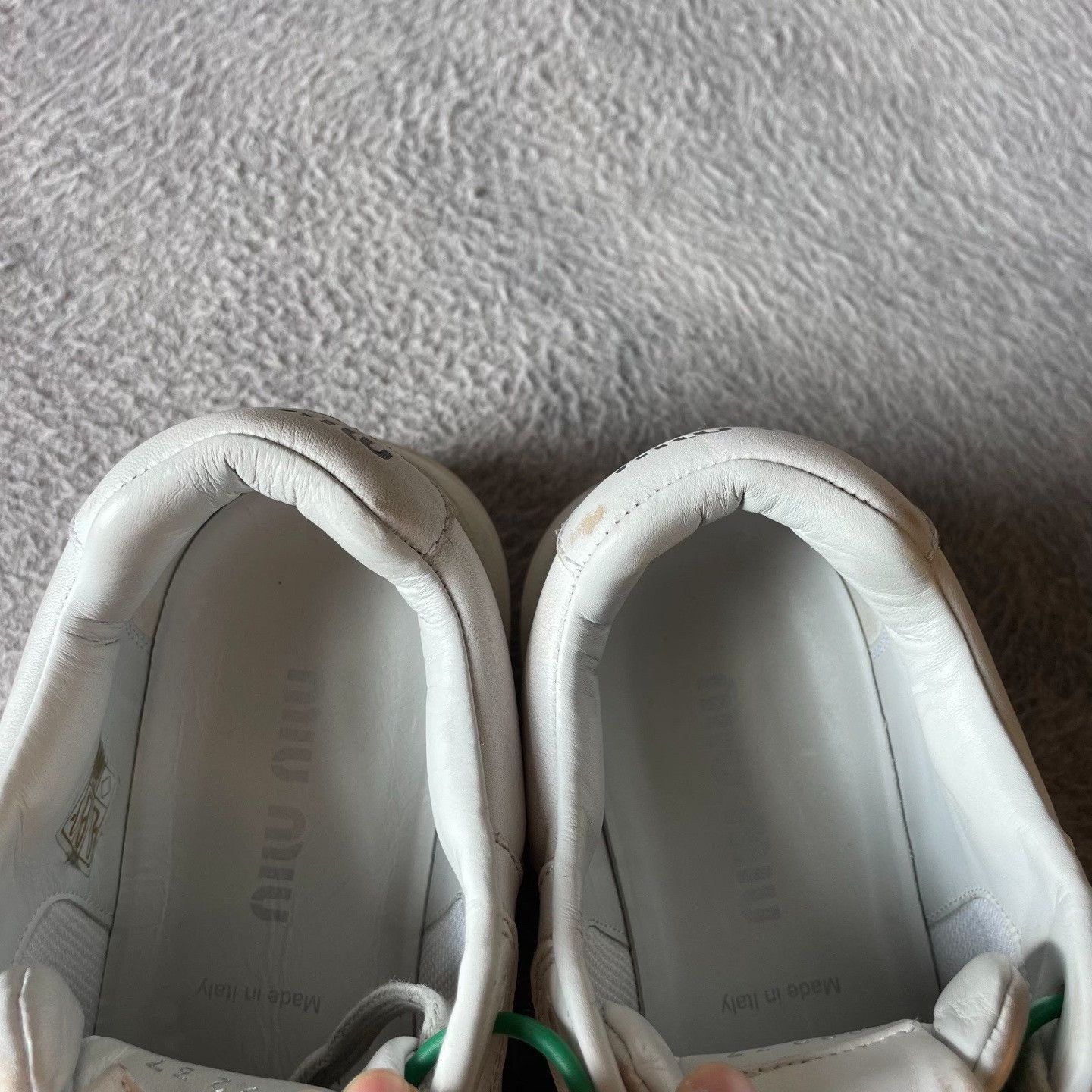 Miu Miu White Designer Casual Streetwear Size US 5 / EU 37 - 9 Thumbnail