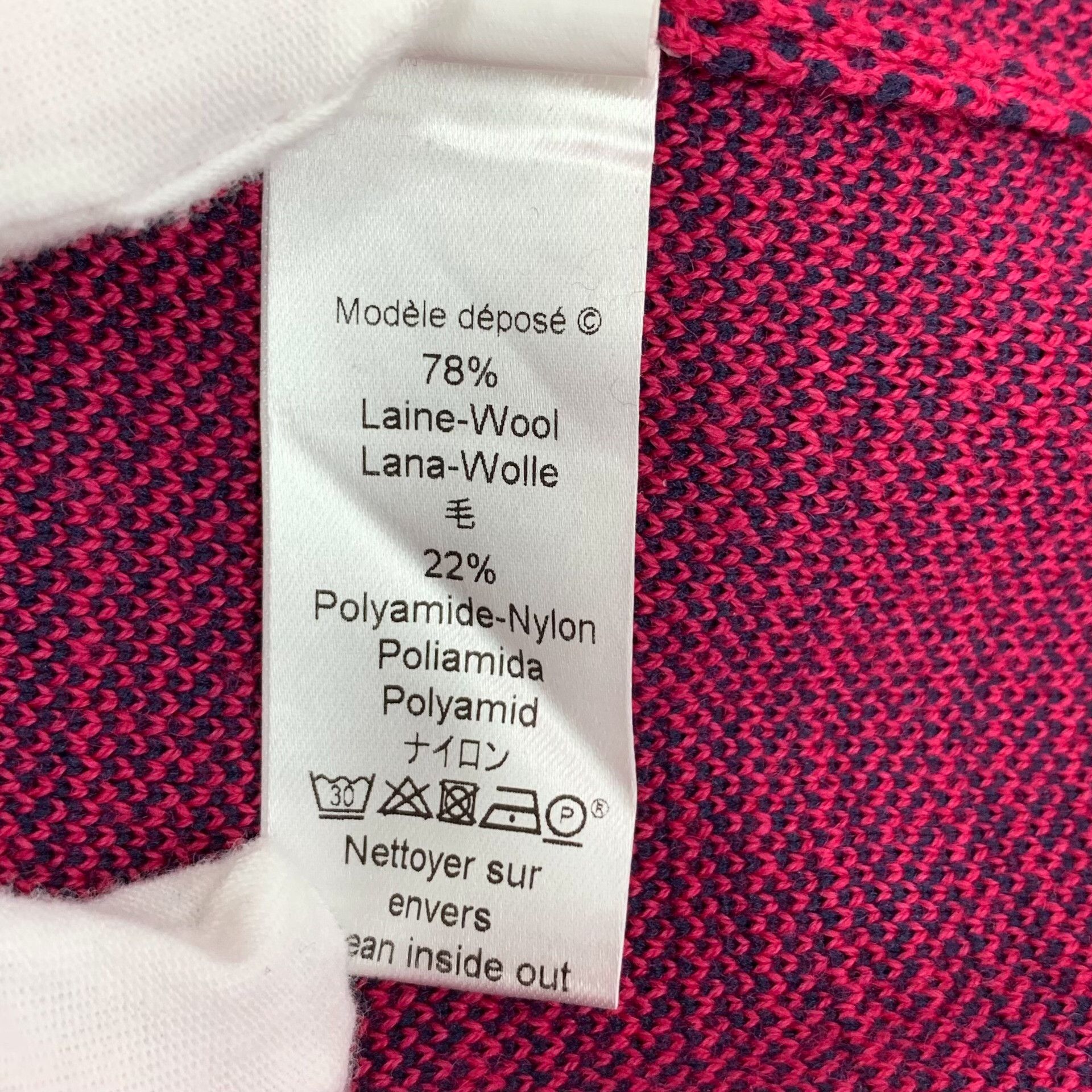 Kenzo Kenzo Retro Embroidered Pink Sweater S Women Size S / US 4 / IT 40 - 9 Thumbnail